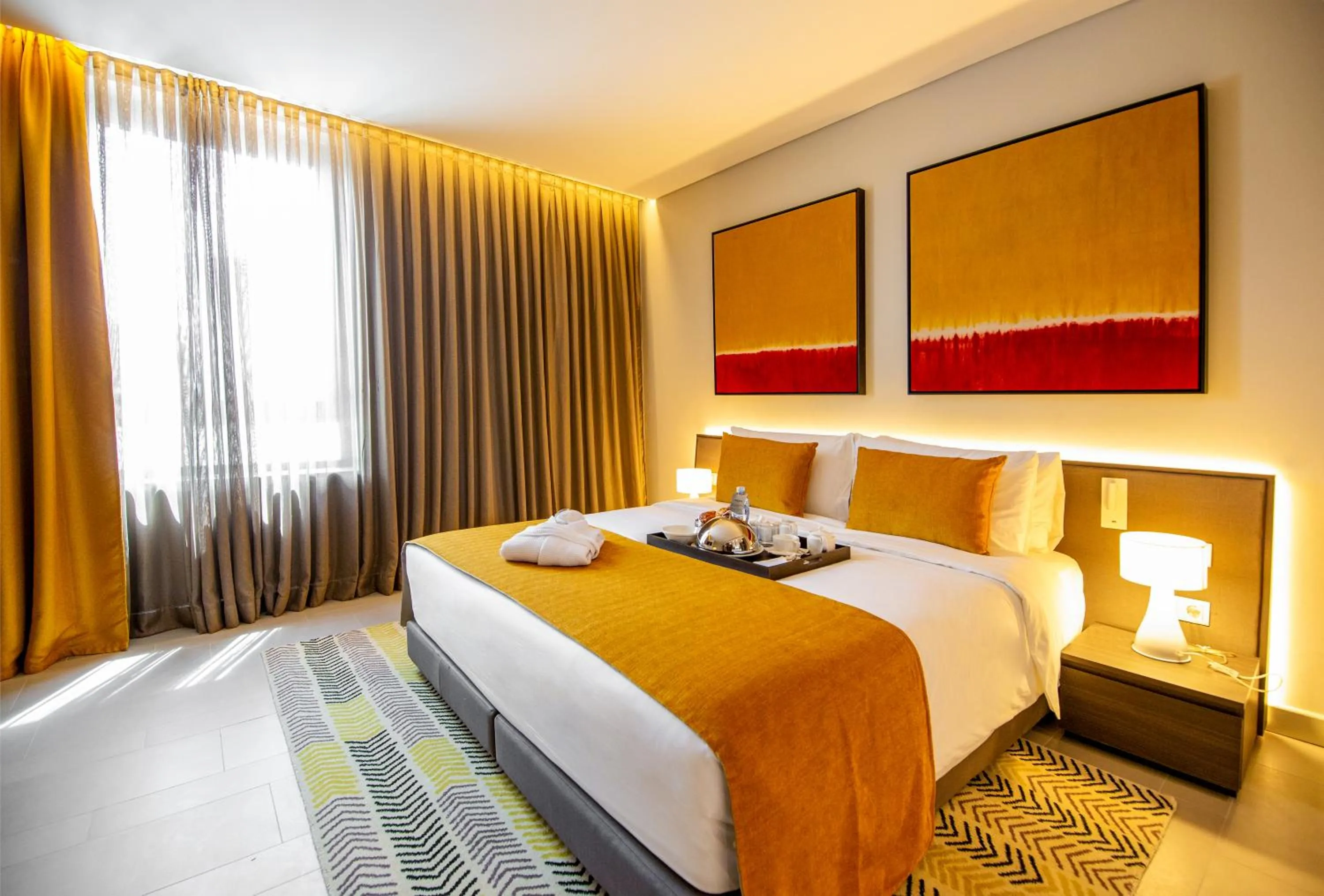 Bedroom, Bed in Noom Hotel Abidjan Plateau