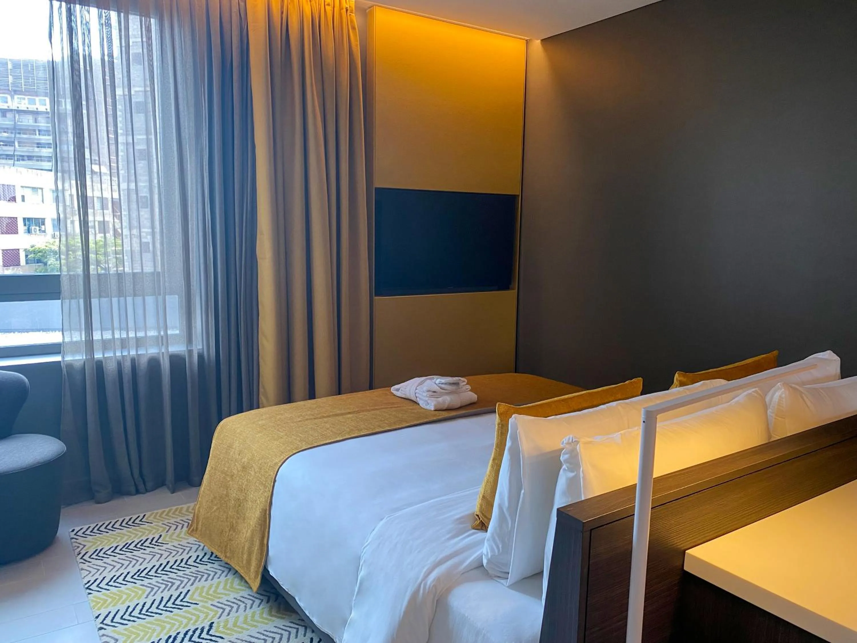 Bedroom, Bed in Noom Hotel Abidjan Plateau