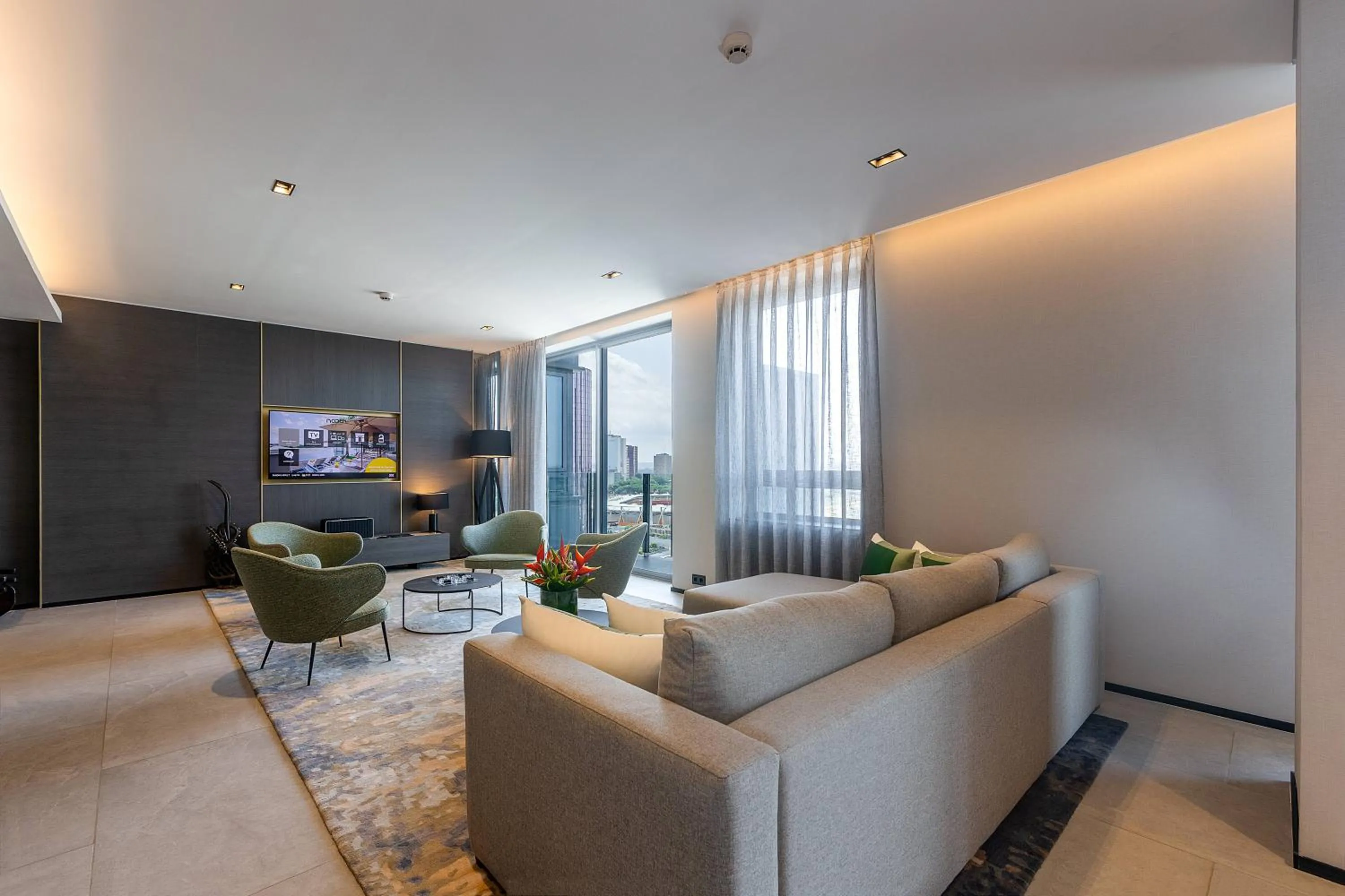 Living room in Noom Hotel Abidjan Plateau