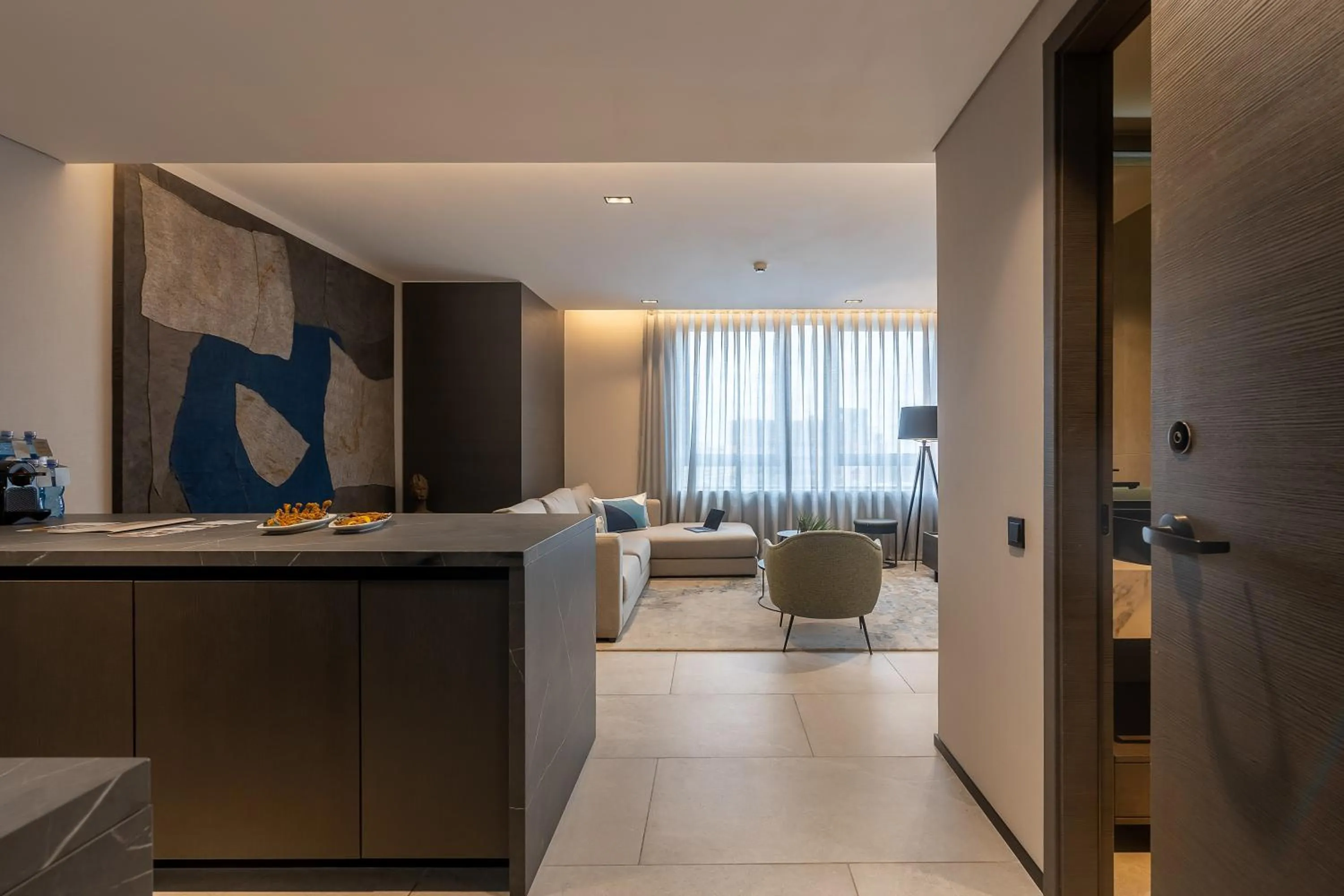 Kitchen or kitchenette in Noom Hotel Abidjan Plateau