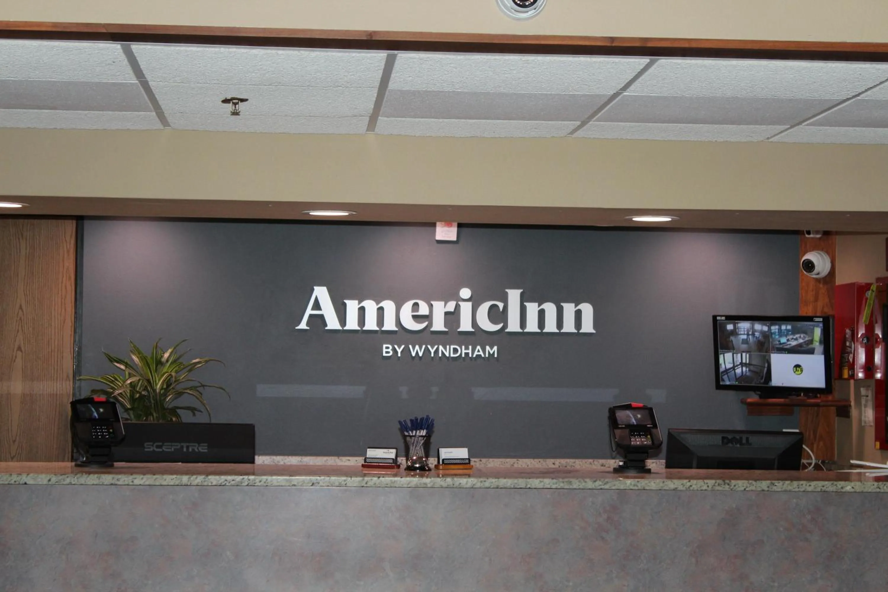 Lobby or reception in AmericInn by Wyndham Windsor Ft. Collins