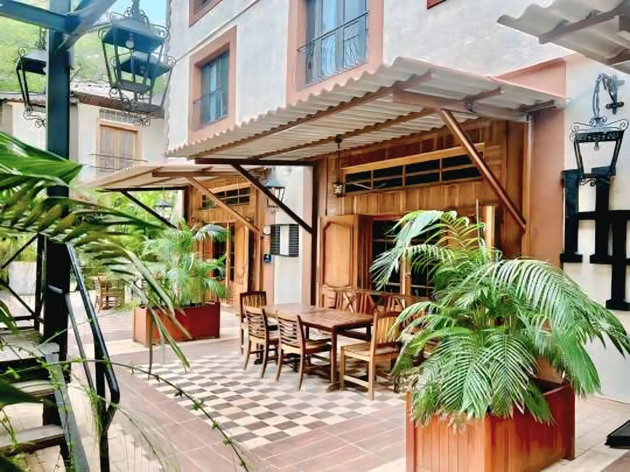 Patio in Boutique Hotel Pavillon