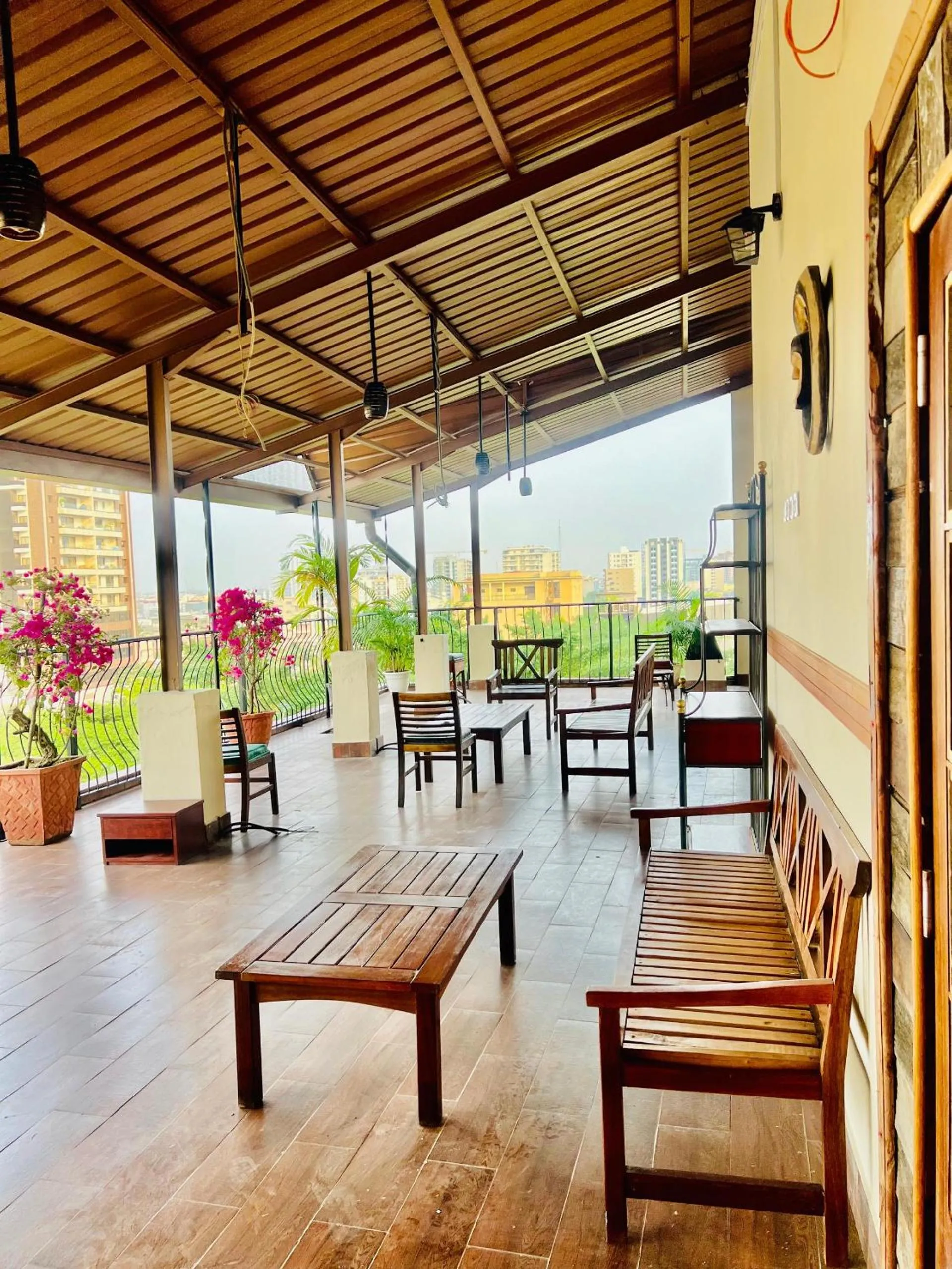 Patio in Boutique Hotel Pavillon