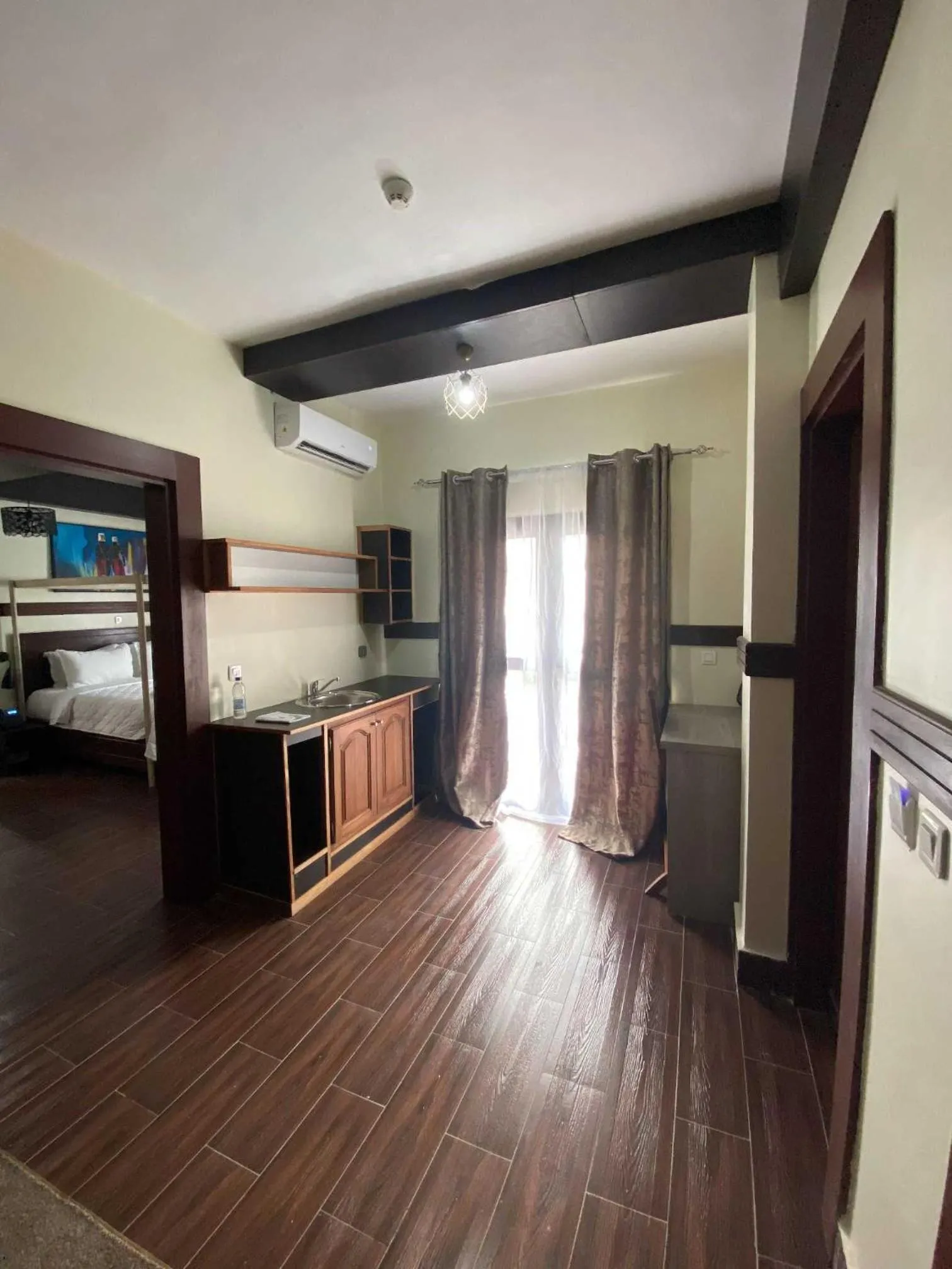 Kitchen or kitchenette in Boutique Hotel Pavillon