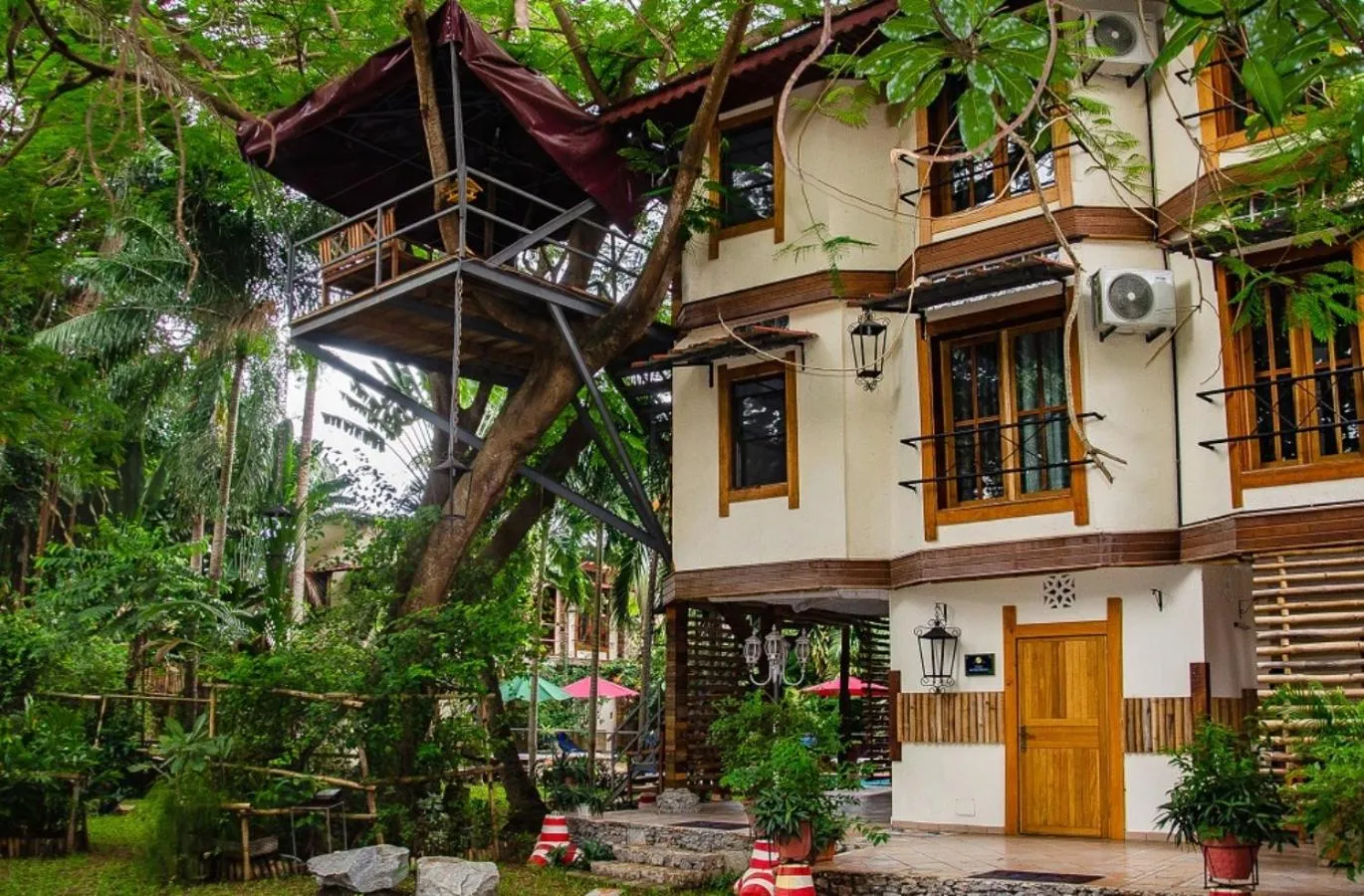 Garden in Boutique Hotel Pavillon