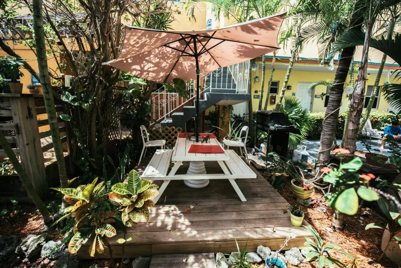 Patio in Ocean Inn