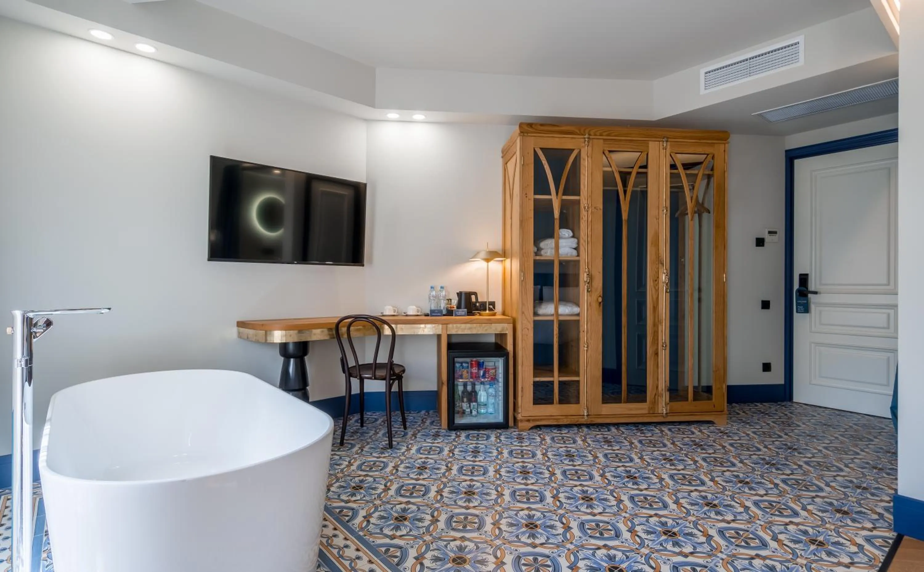 Seating area in Abanotubani Boutique hotel