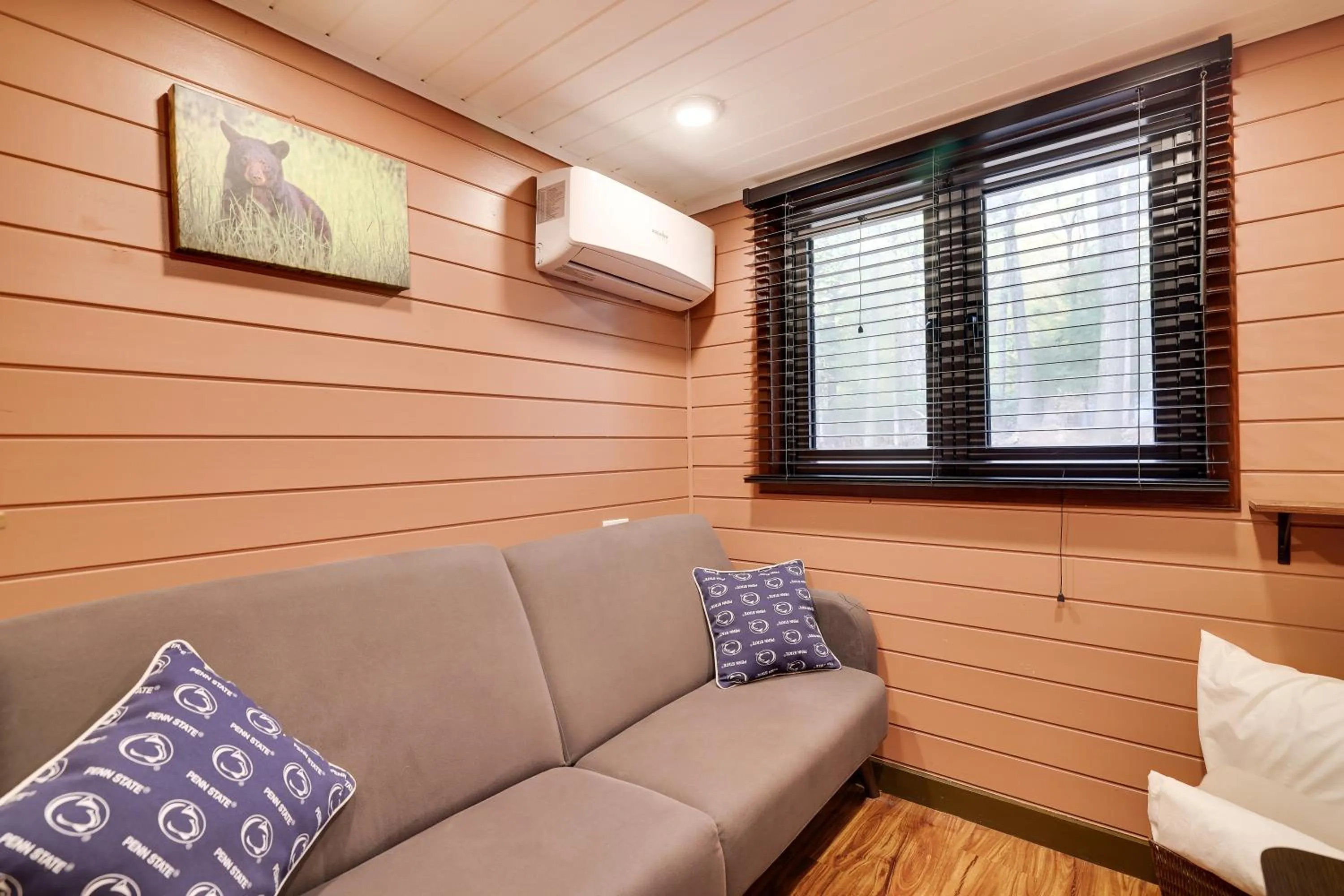 Seating area in Camptel Poconos