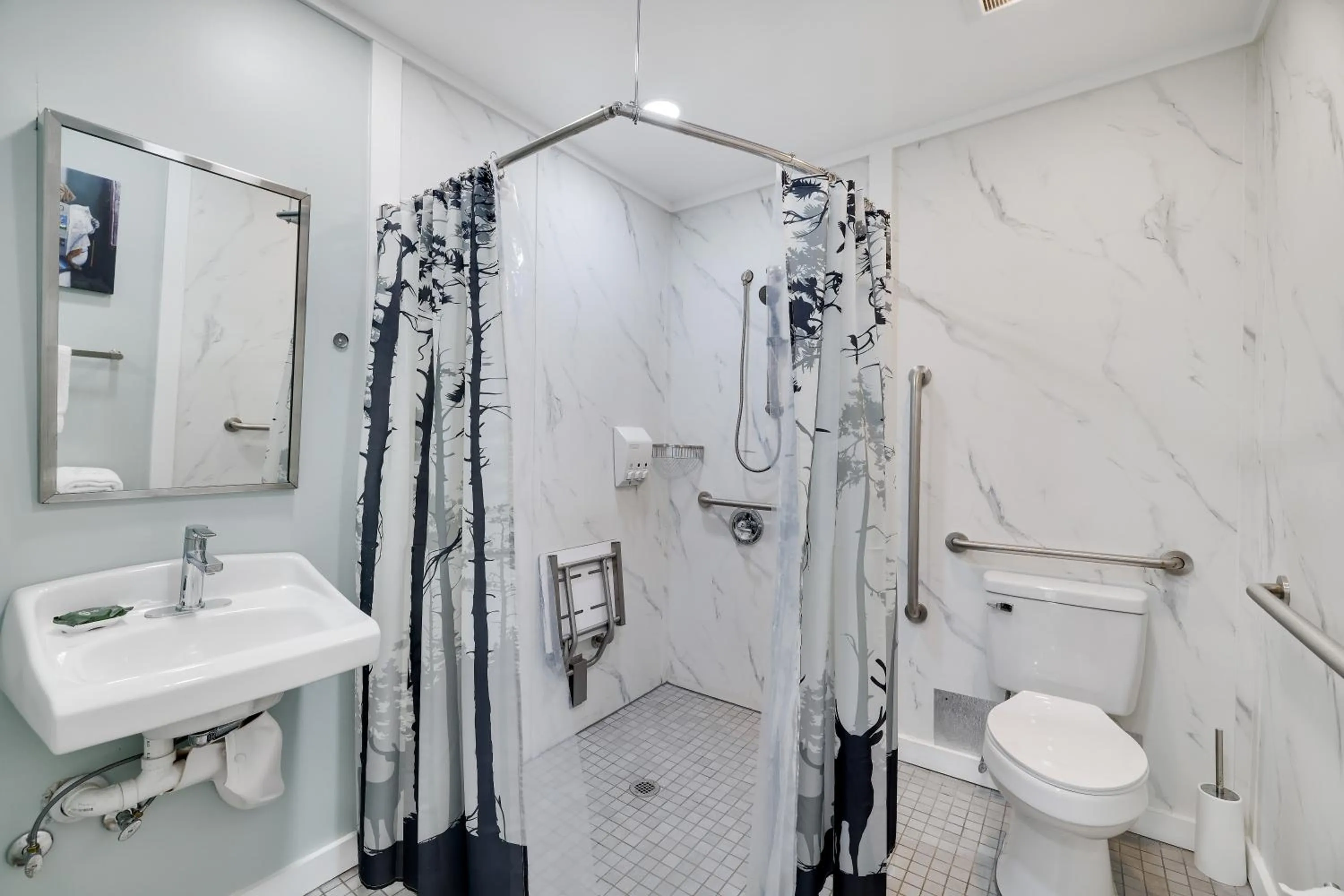 Shower in Camptel Poconos