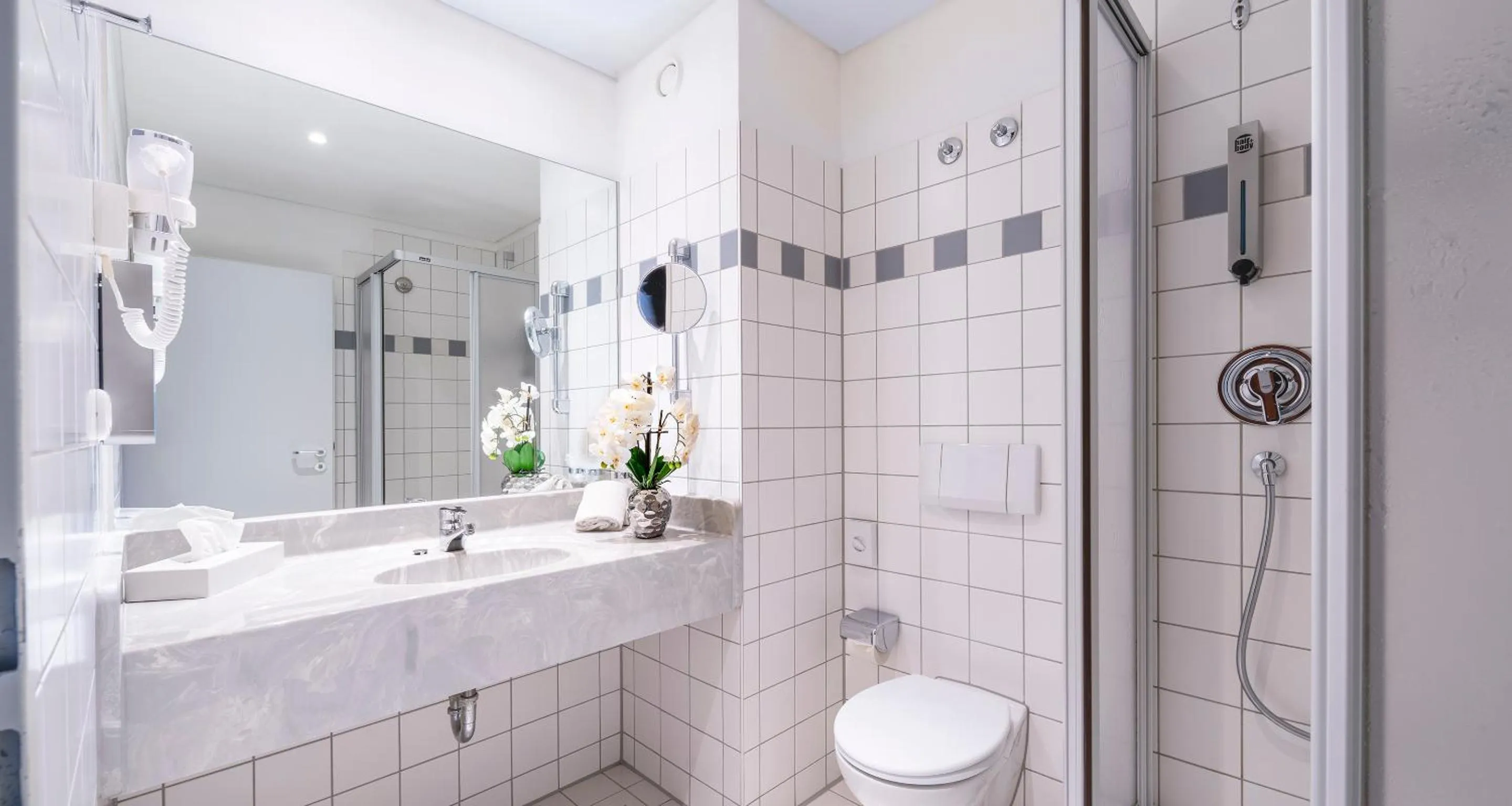 Shower in Best Western Plaza Hotel Zwickau