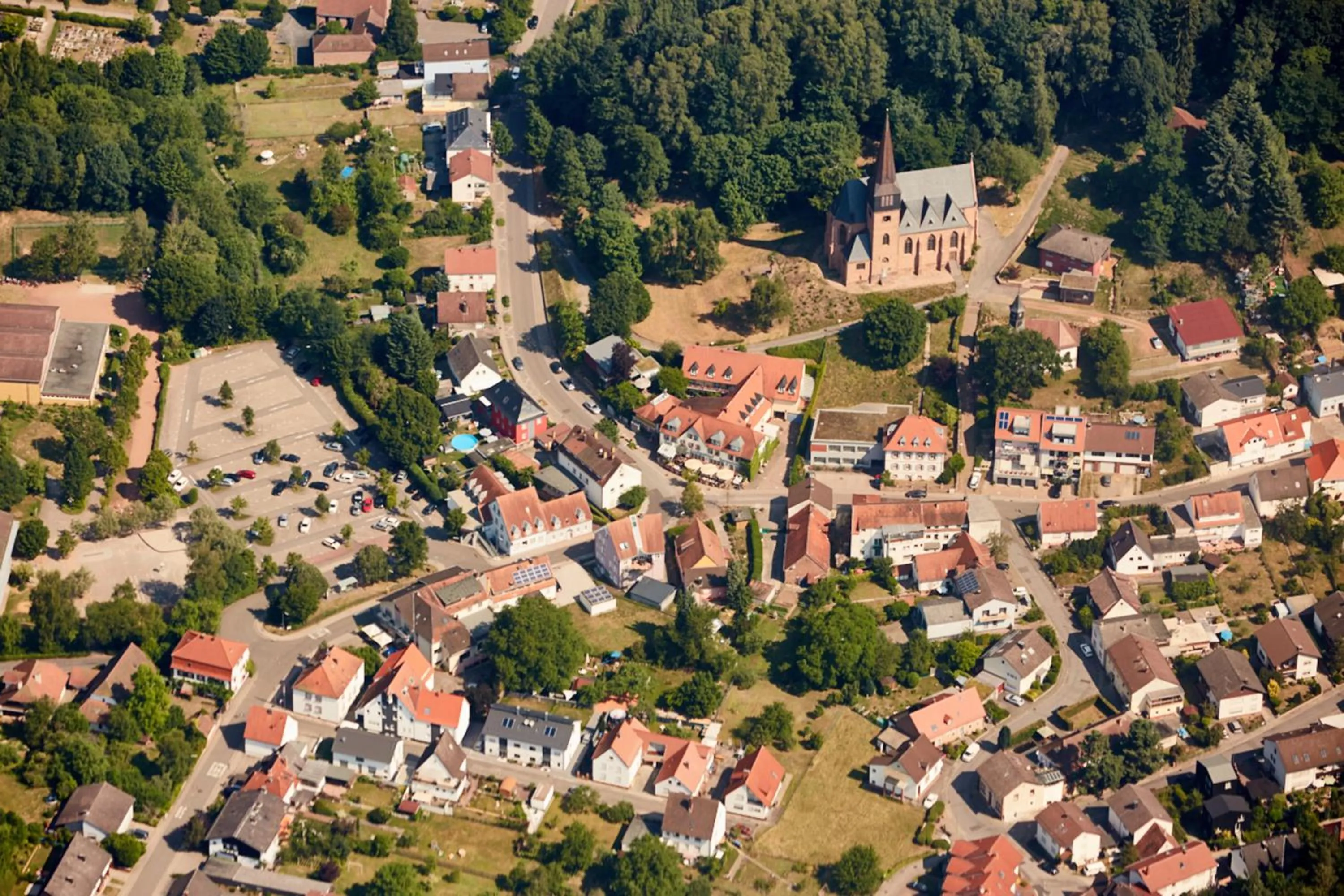 Bird's eye view in Hotel & Restaurant Burgschänke