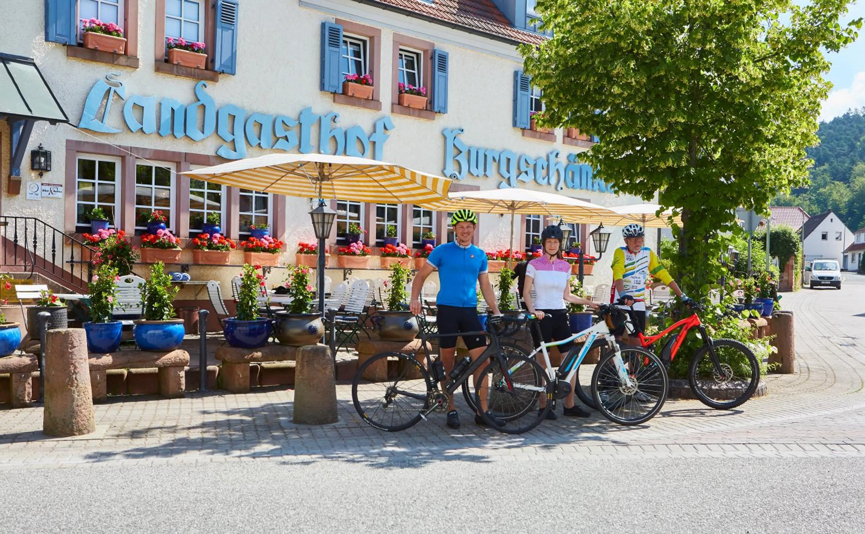 Cycling in Hotel & Restaurant Burgschänke