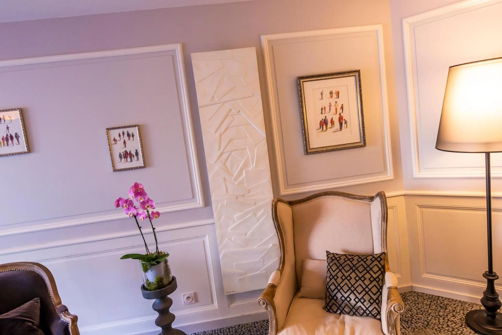 Lobby or reception in Hotel Le Lion D'Or et Restaurant La Table Du Lion