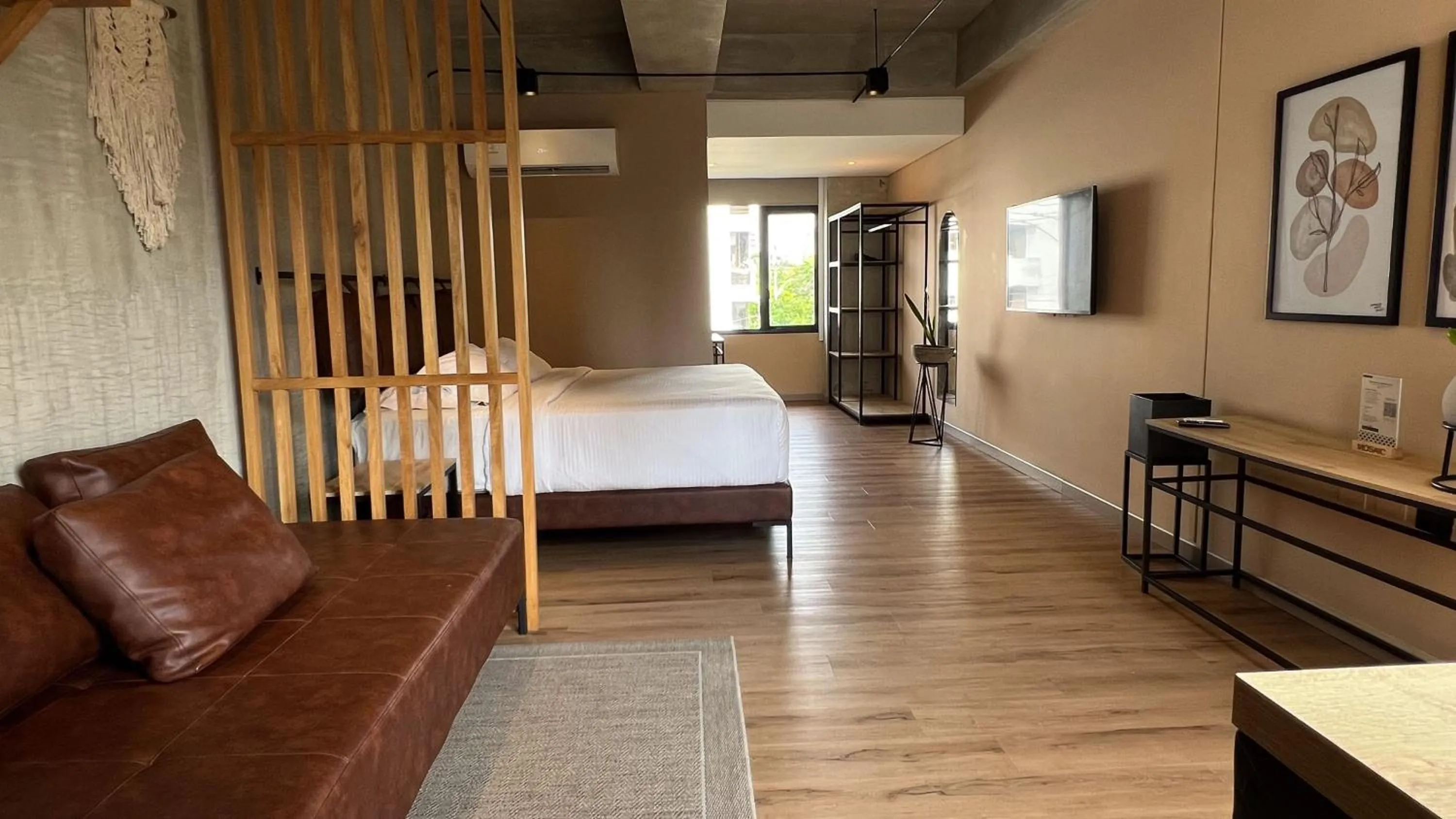 Bed in Mosaic Studios Buenavista