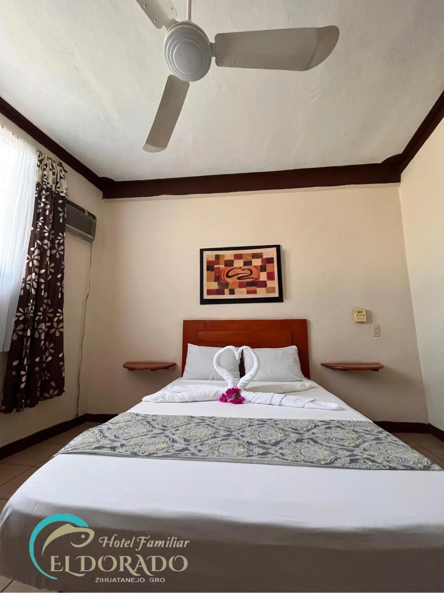 Bed in Hotel Familiar El Dorado