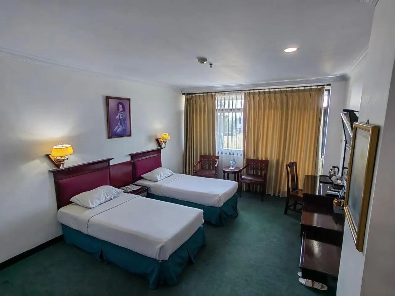 Bed in PIA Hotel Bandung