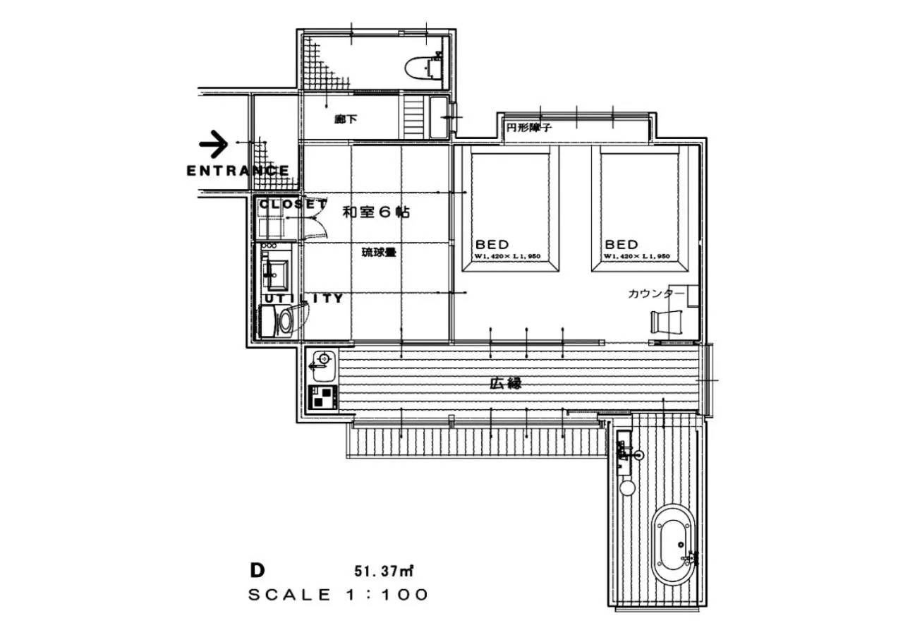 Floor plan in ATAMI SPRING TERRACE HOTEL