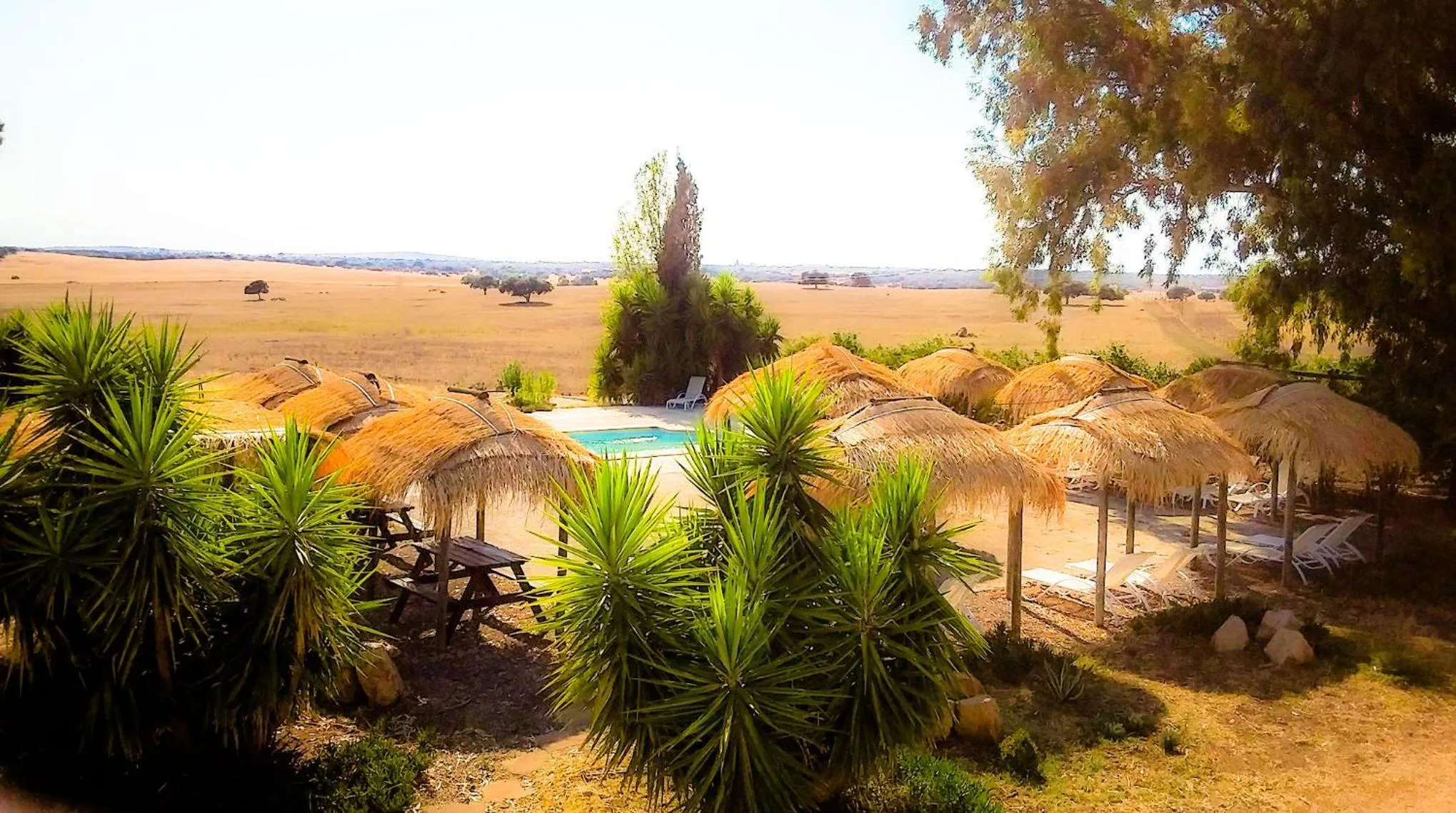 Garden view in Lodge Monte Do Sobral