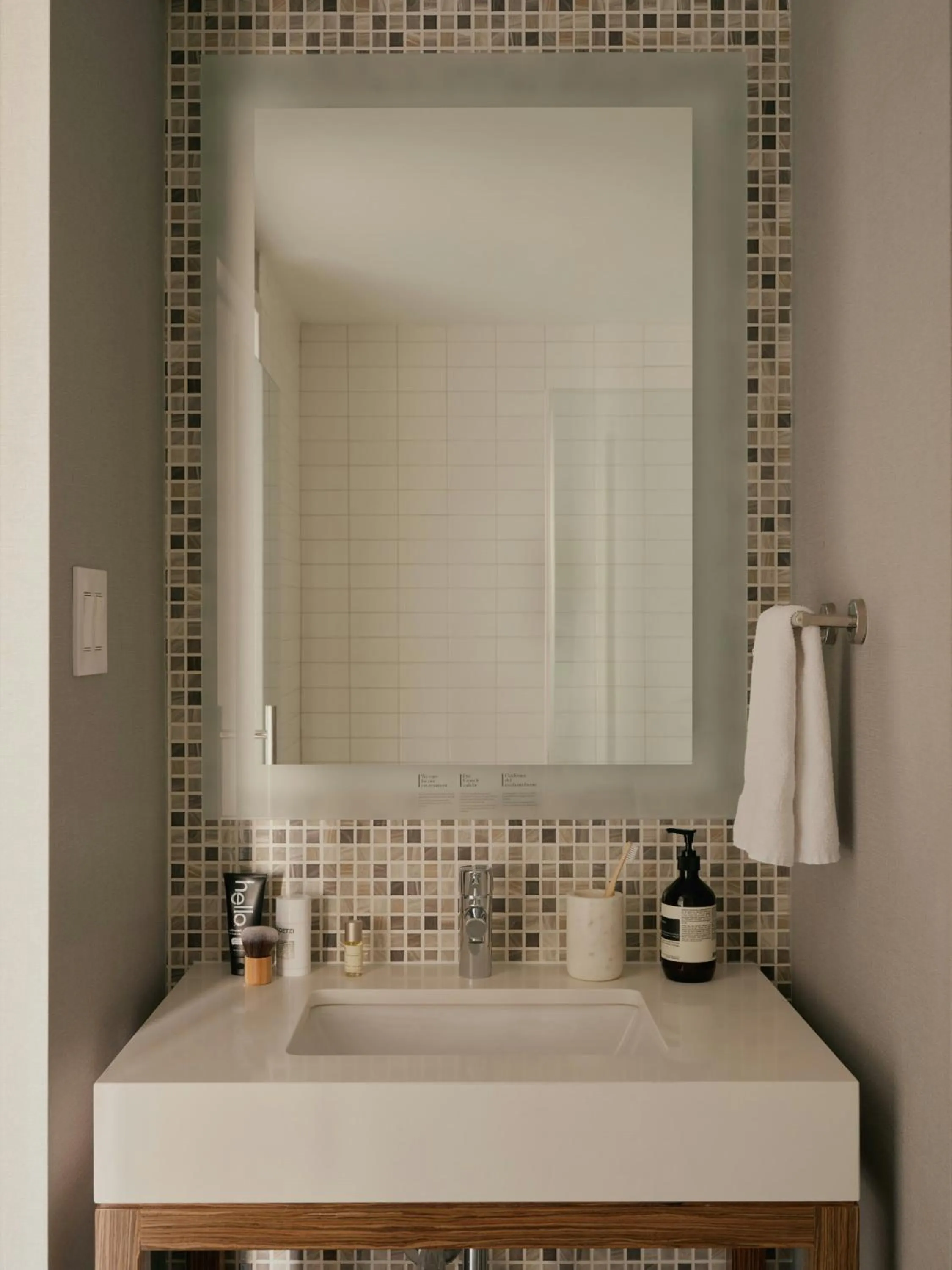 Bathroom in The Cloud One New York-Downtown, by the Motel One Group