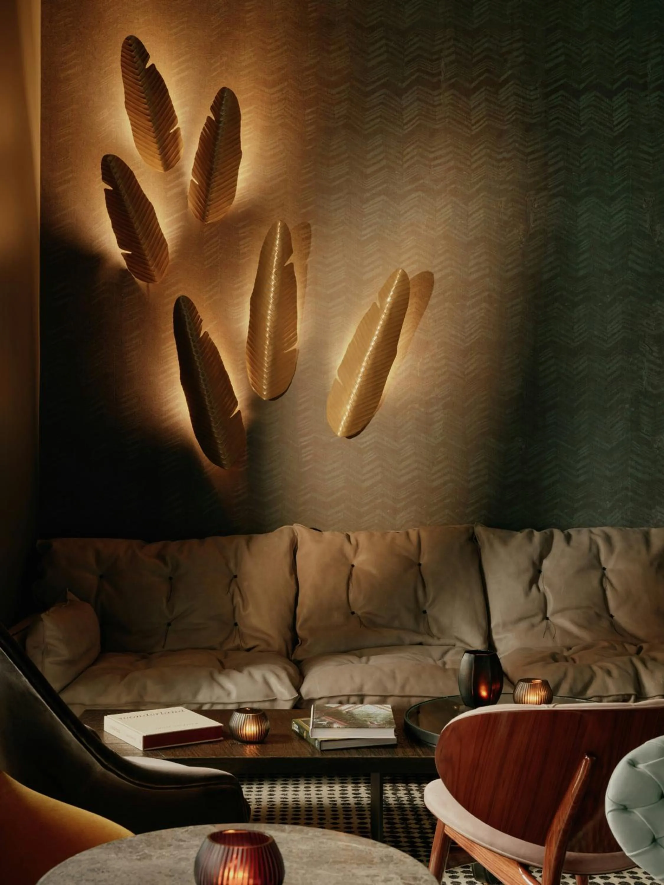 Lounge or bar in The Cloud One New York-Downtown, by the Motel One Group