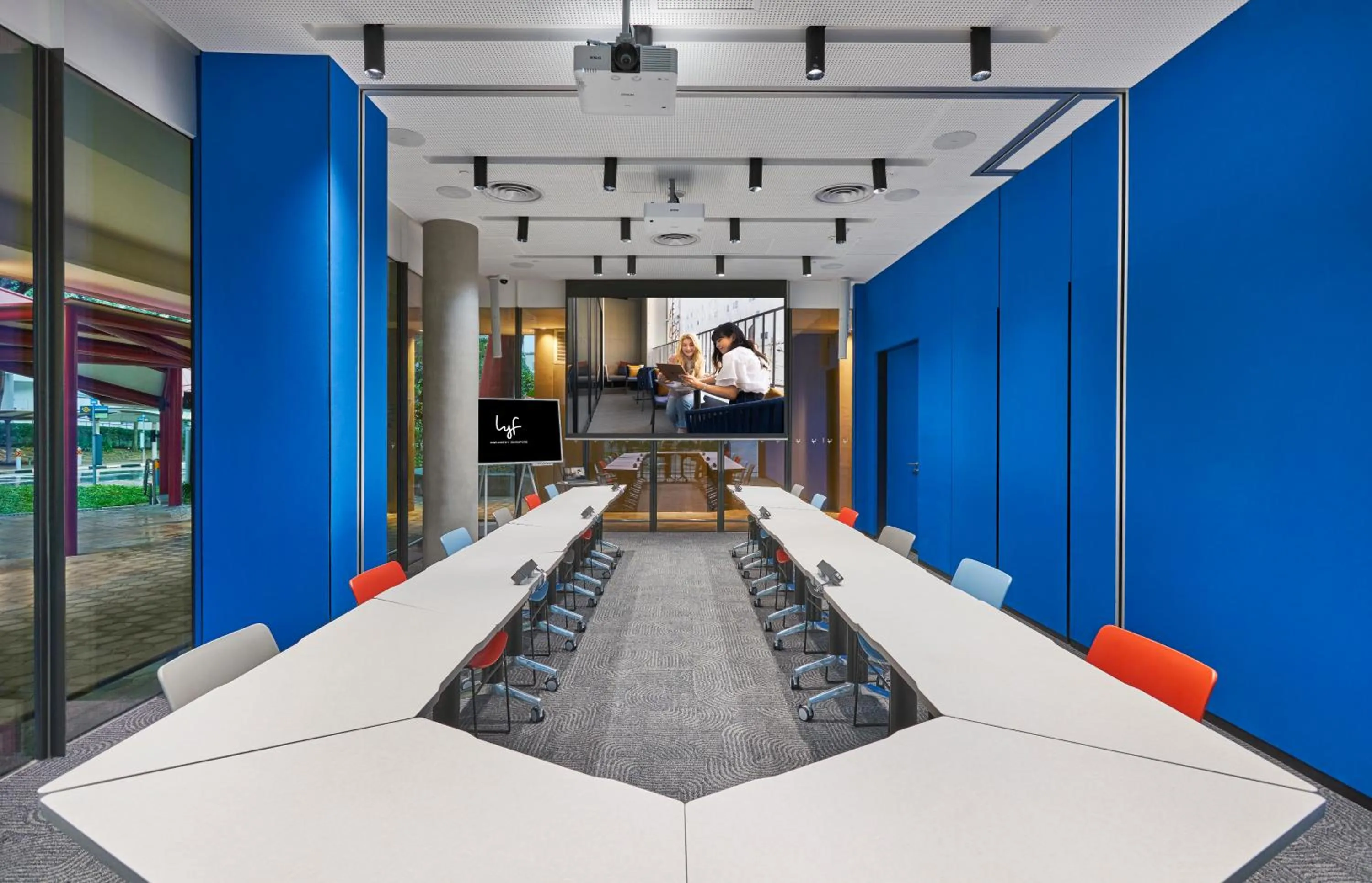 Meeting/conference room in lyf one-north Singapore