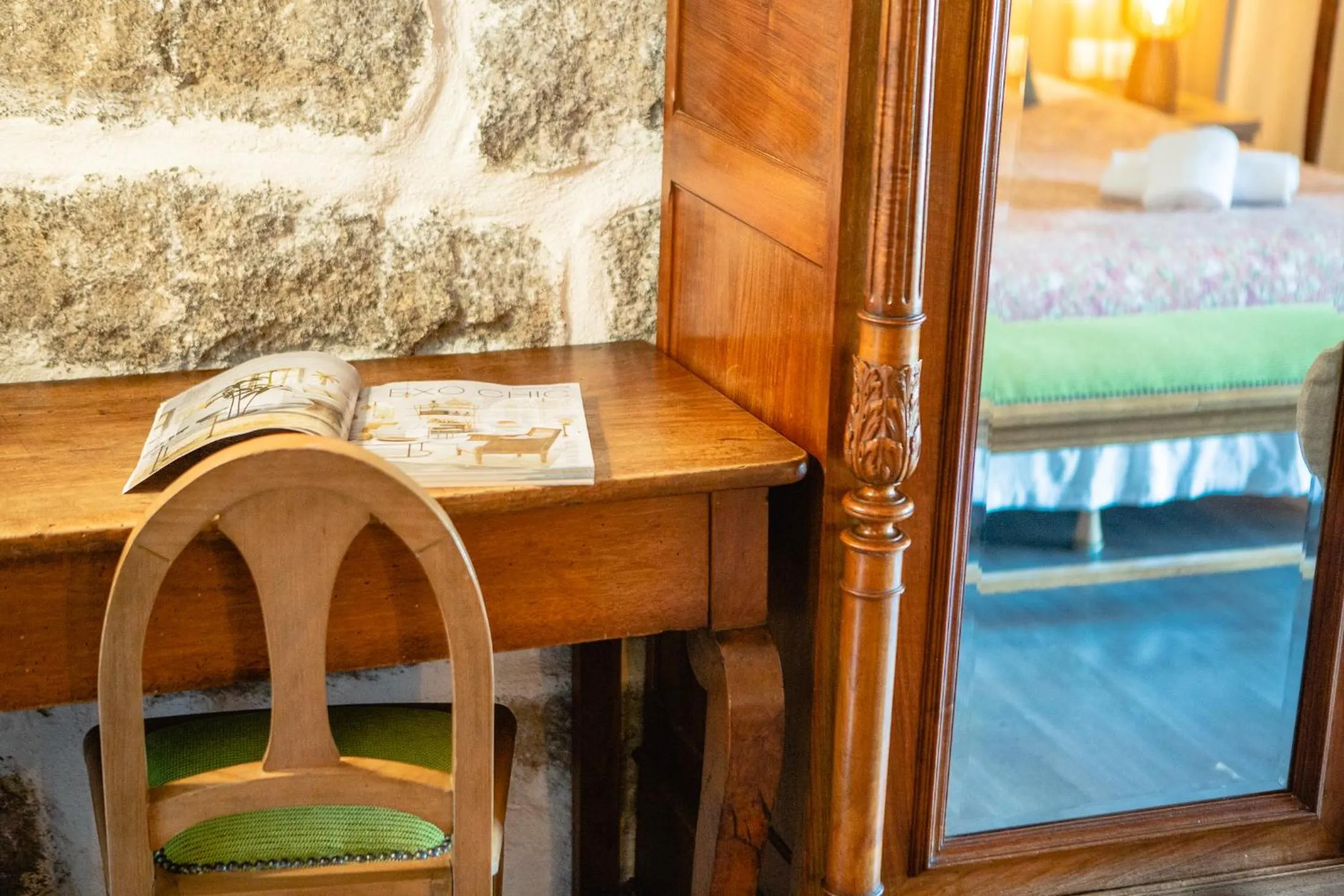 Bed in Auberge U n'Antru Versu