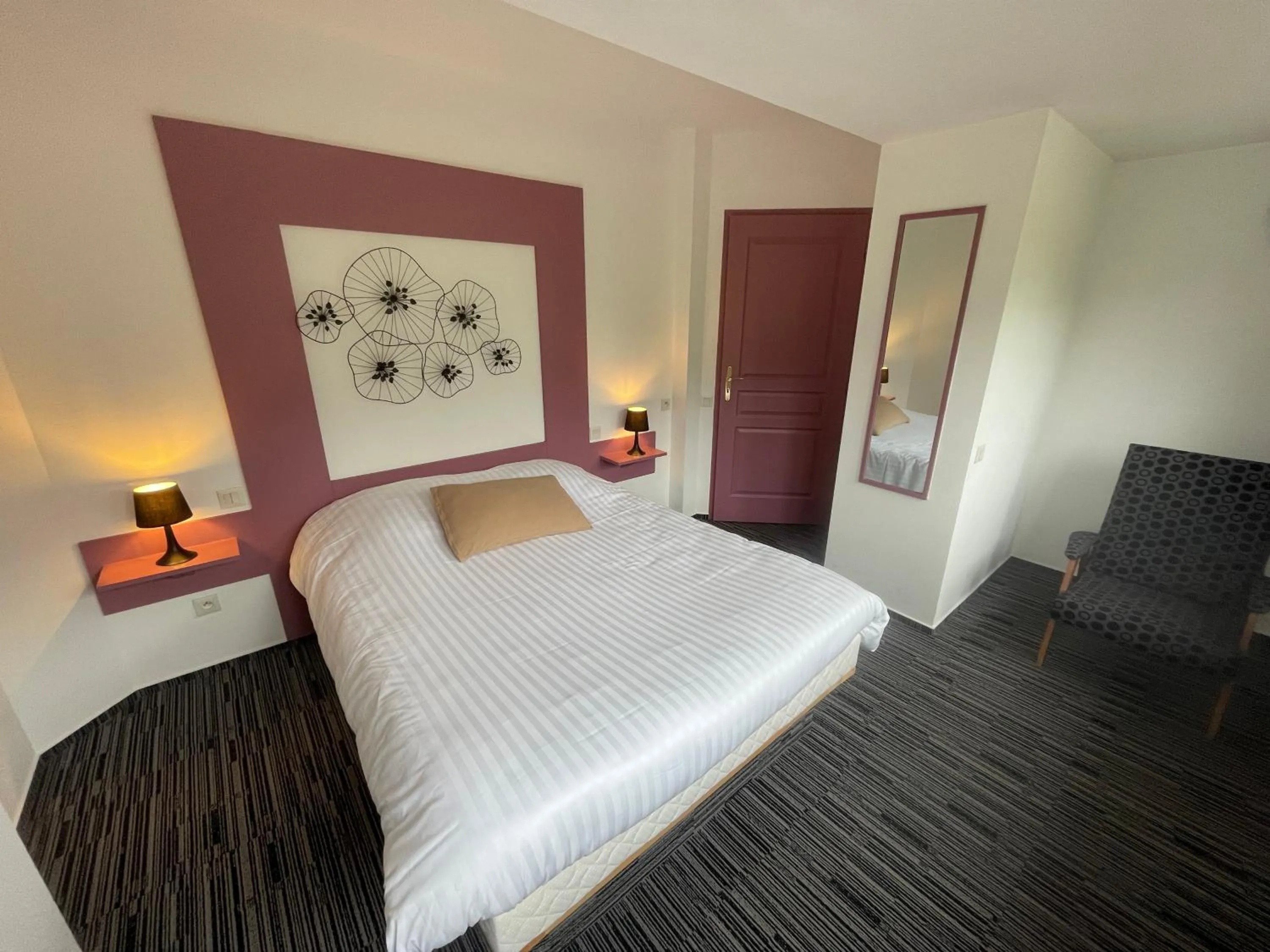 Bed in La Demeure des 2 Trésors