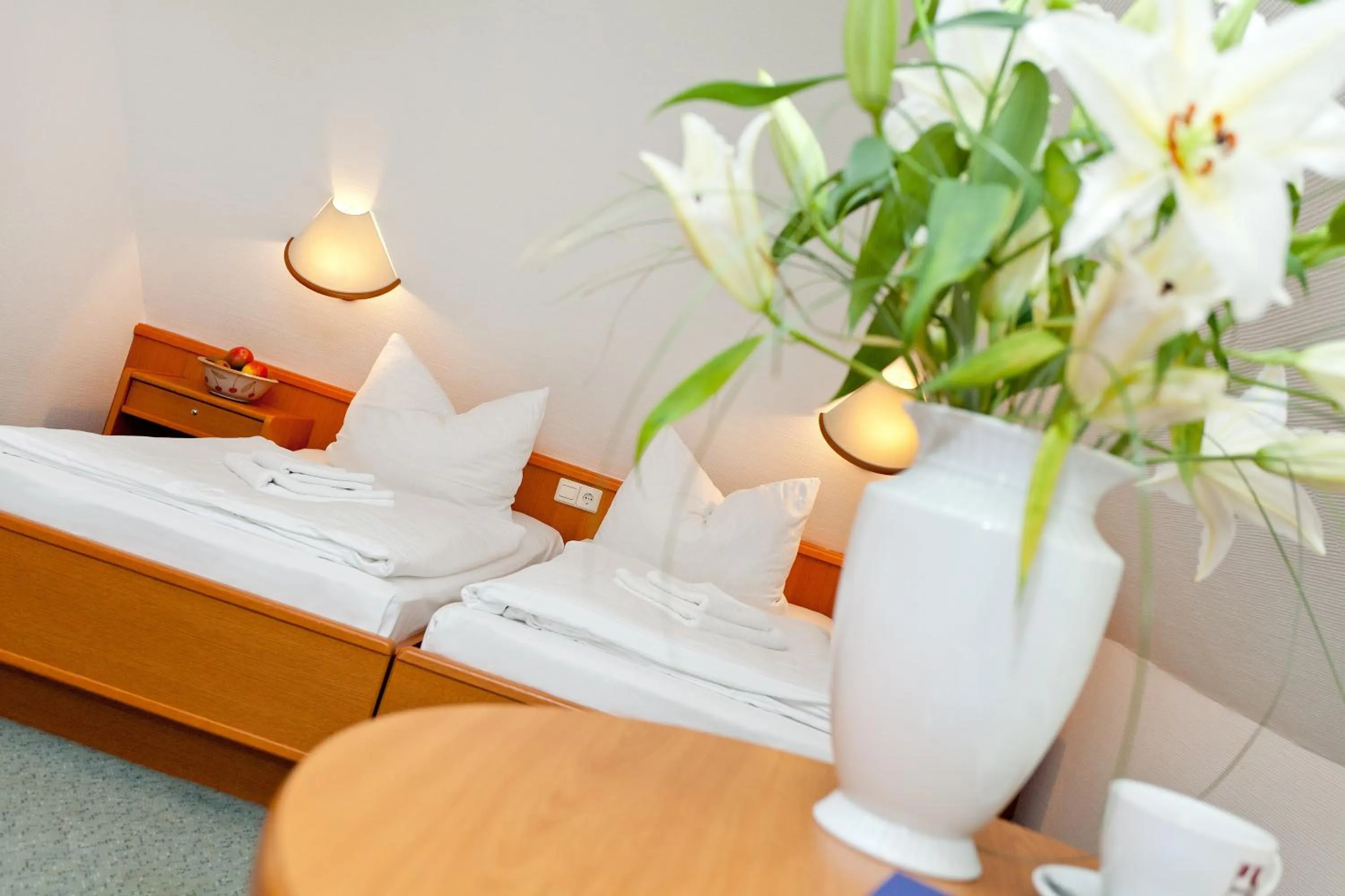 Bed in Restaurant & Hotel Baumhaus Hagen