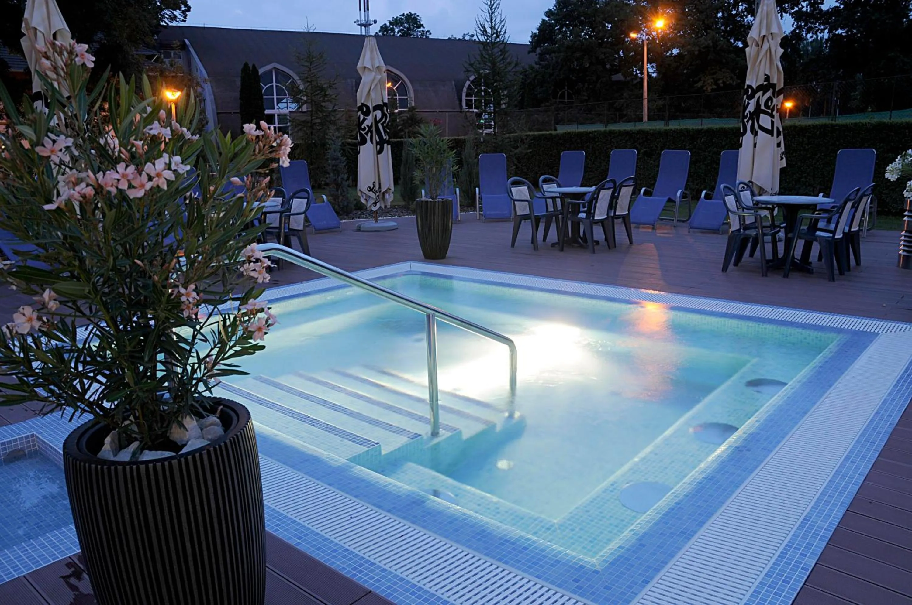 Swimming pool in Garden Hotel Wellness és Konferencia