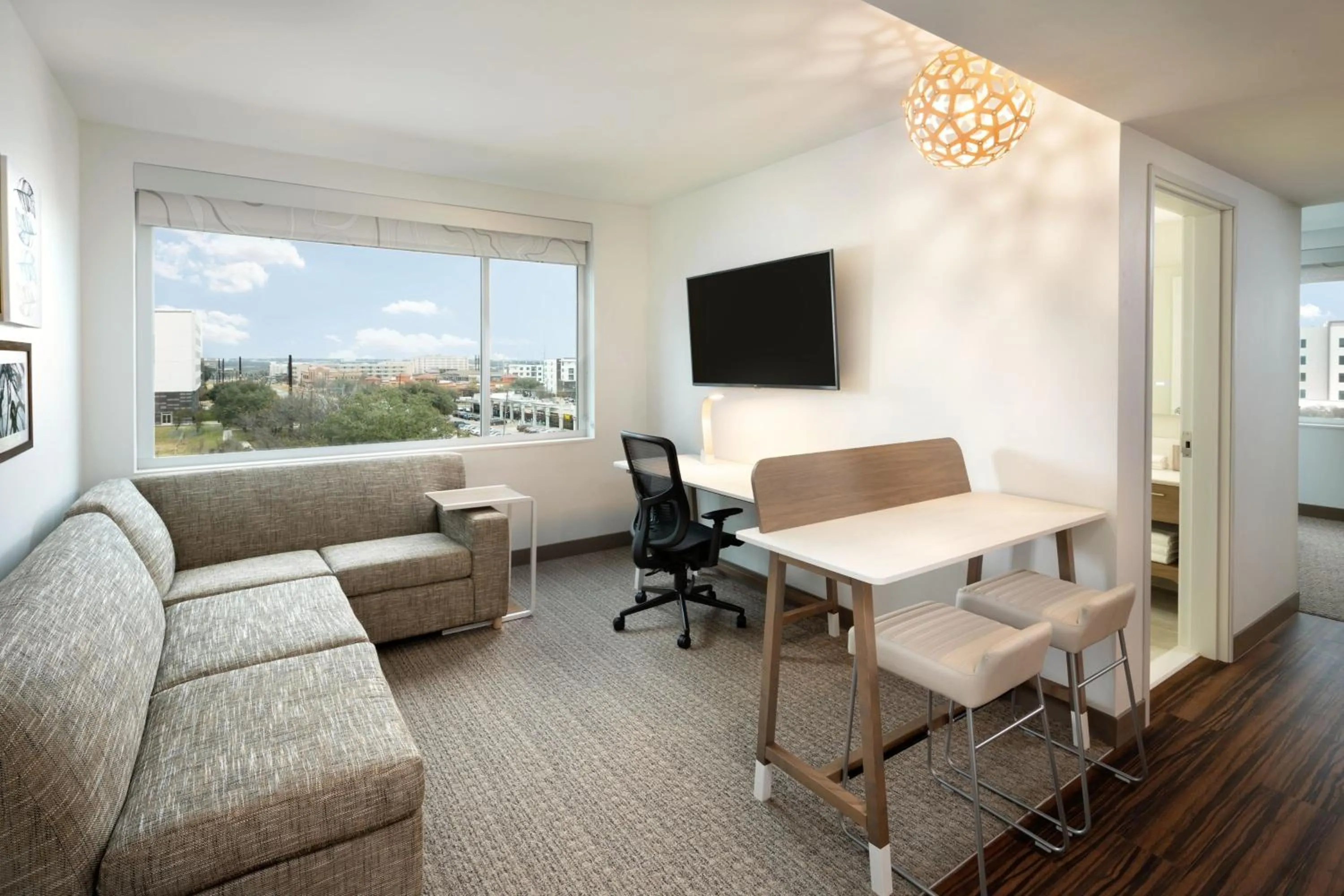 Living room in Element Austin at The Domain