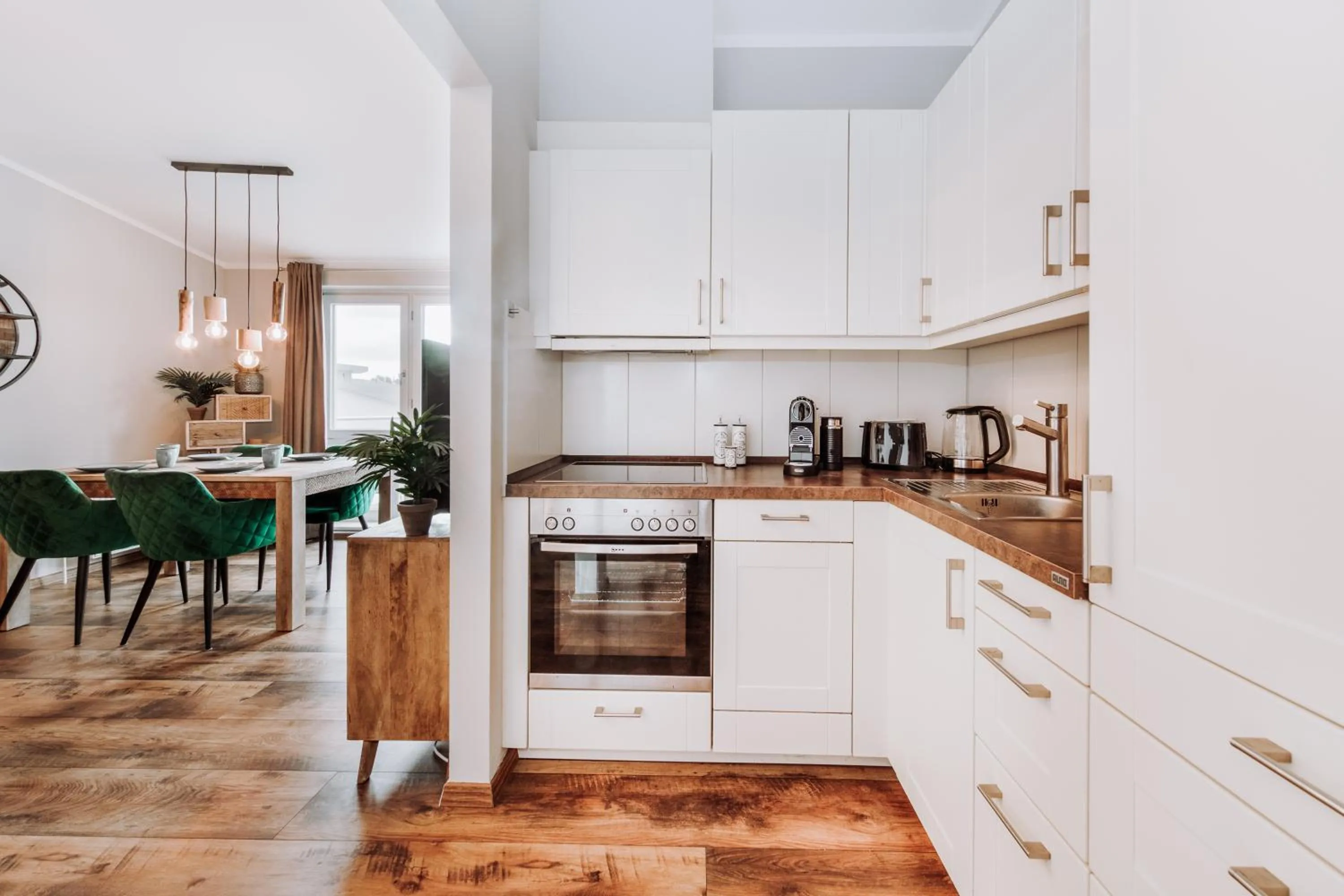 Kitchen or kitchenette in Sonne-Strand-Binz