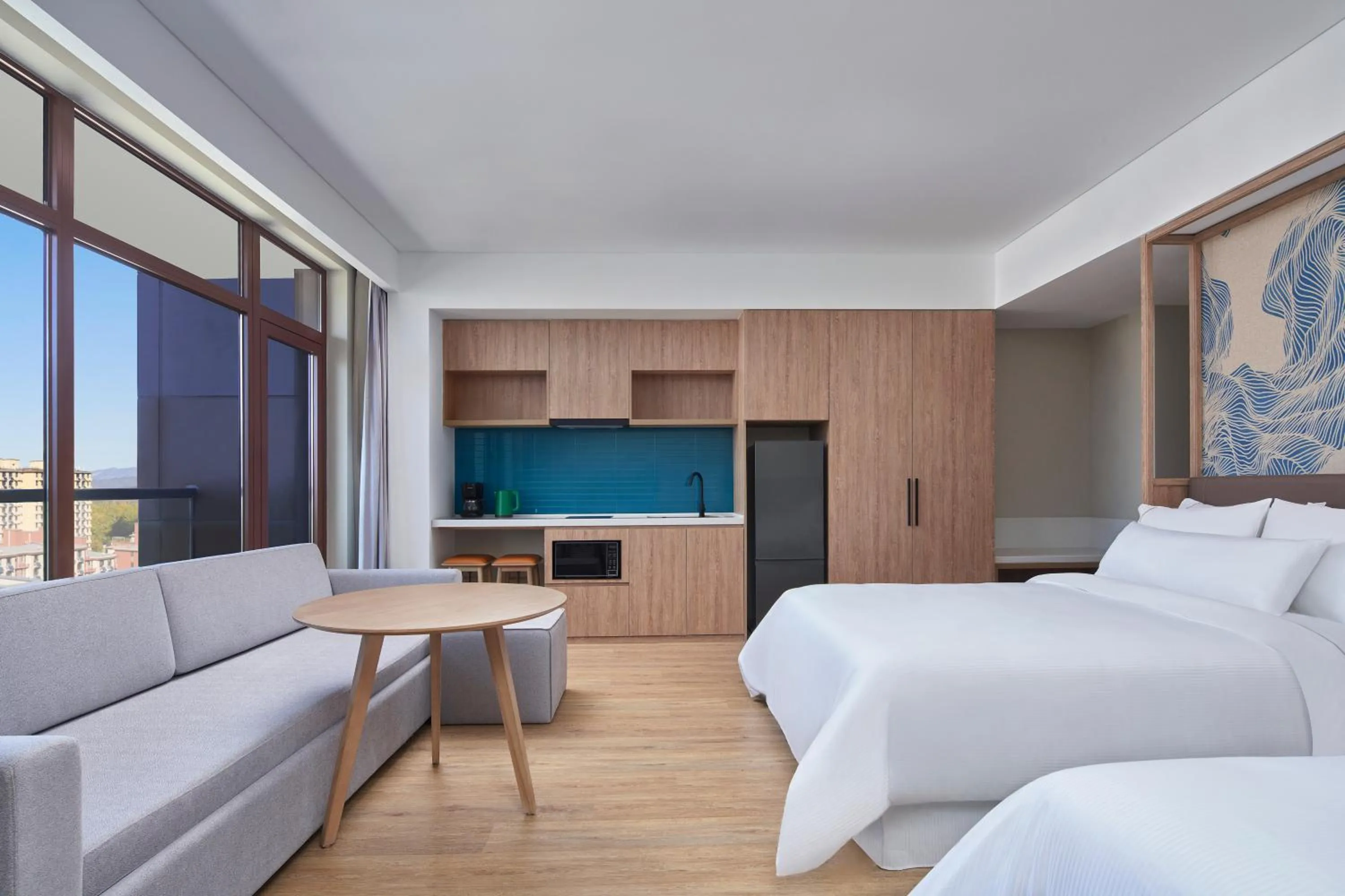 Bed in Element Beijing Yanqing