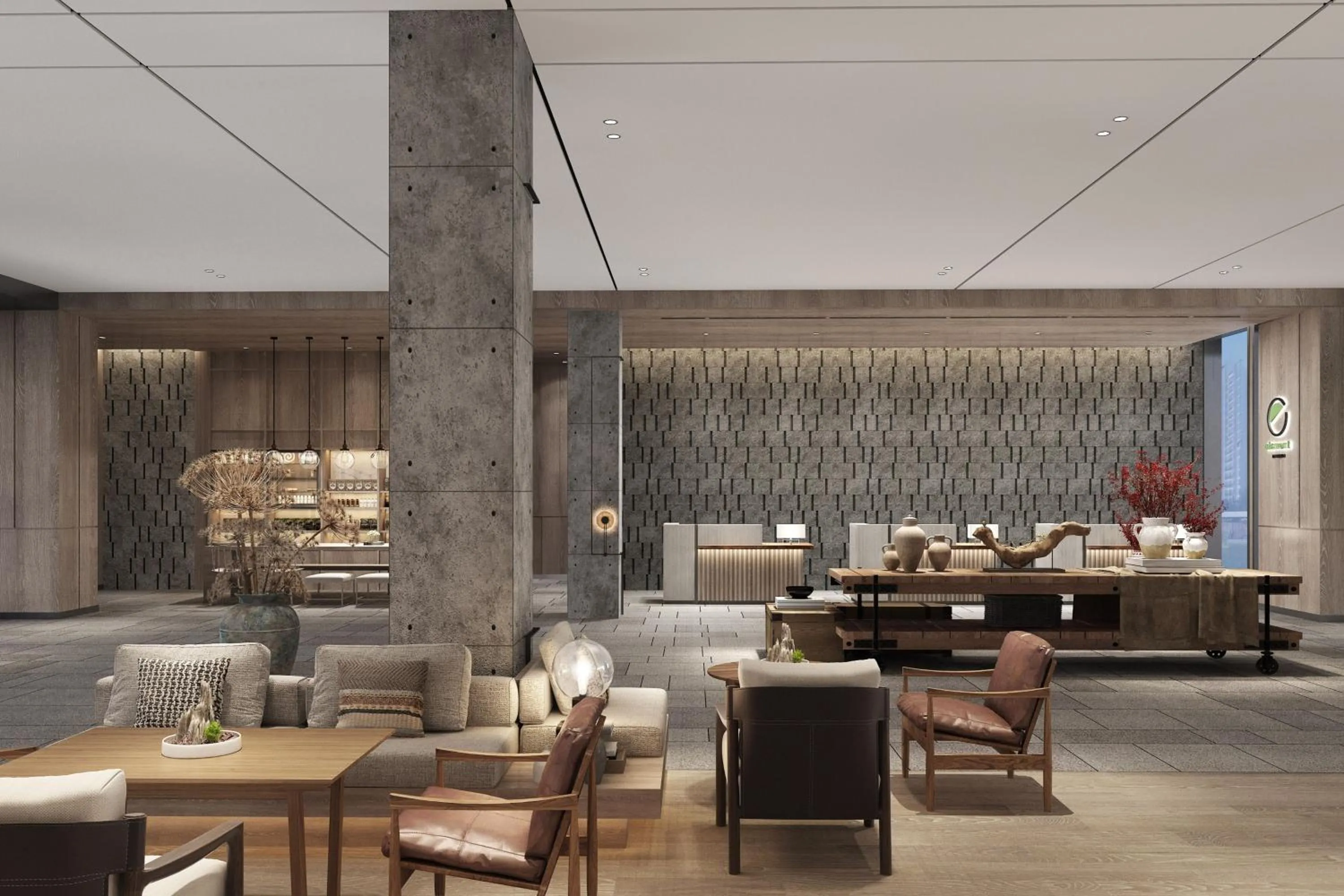 Lobby or reception in Element Beijing Yanqing