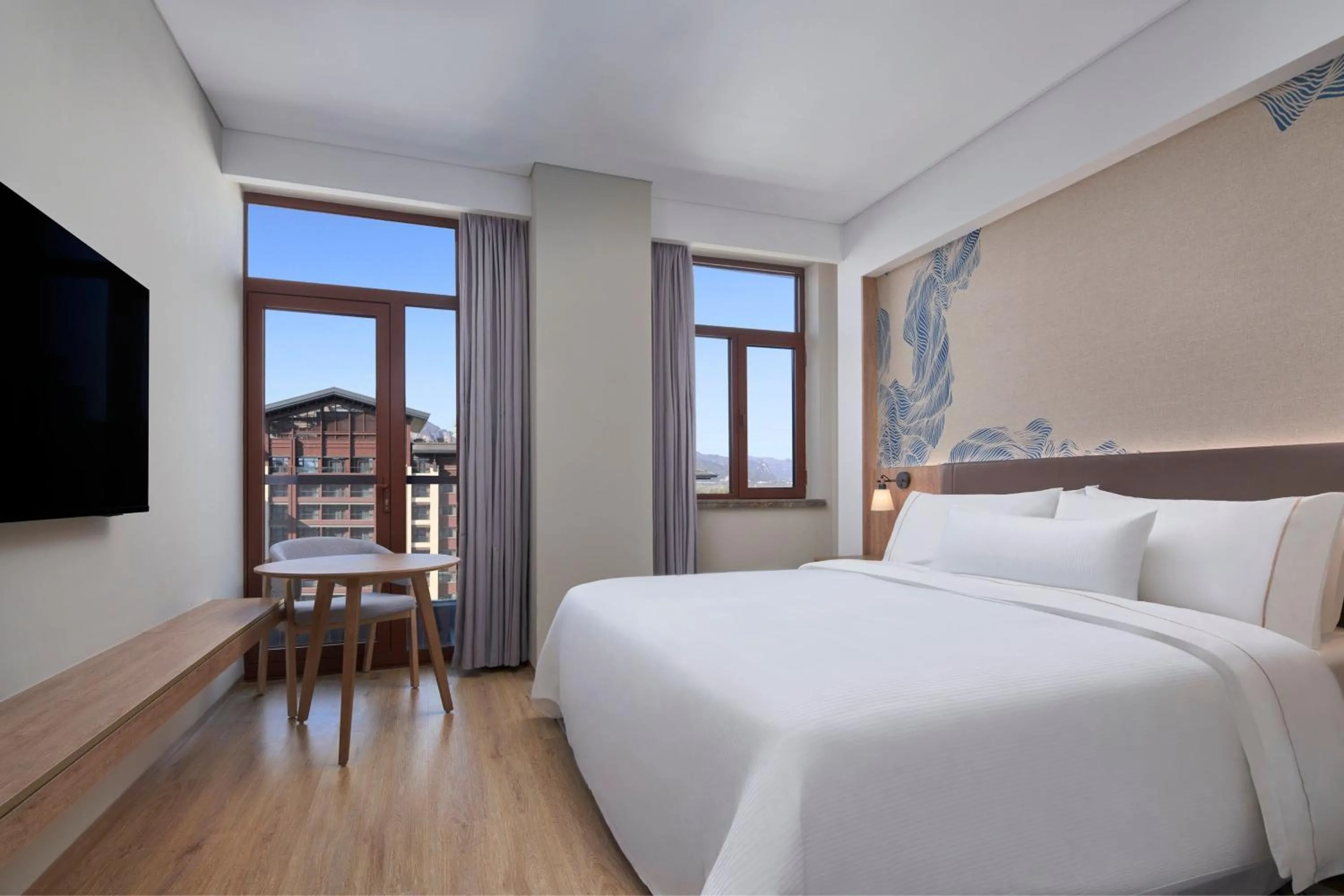 Photo of the whole room in Element Beijing Yanqing