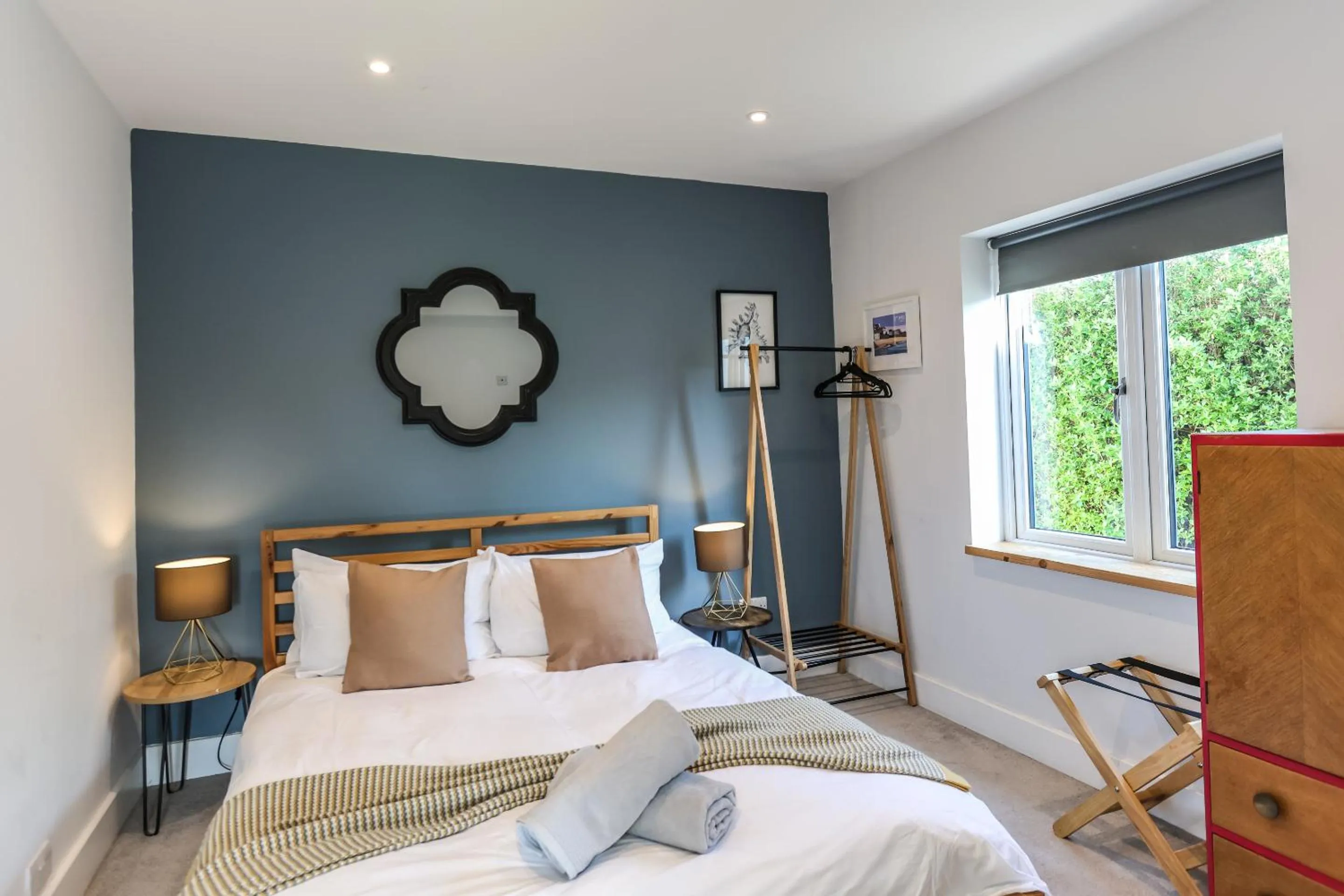 Bedroom, Bed in Iona 4 bed luxury in the heart of Bracklesham Bay