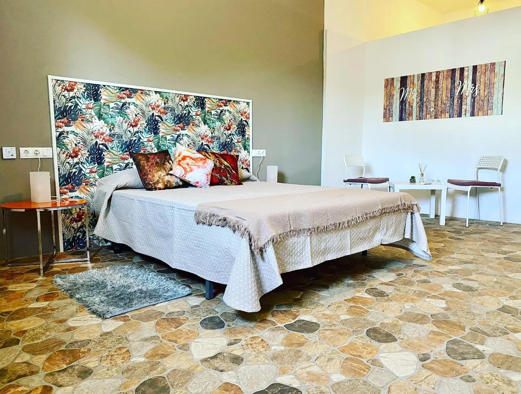 Bed in Devmani Hotel Rural