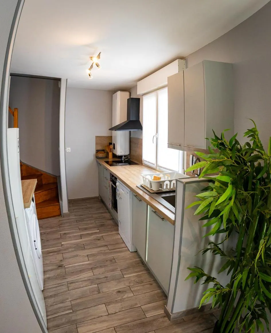 Kitchen or kitchenette in Résidence Hera Paris Orly Aéroport