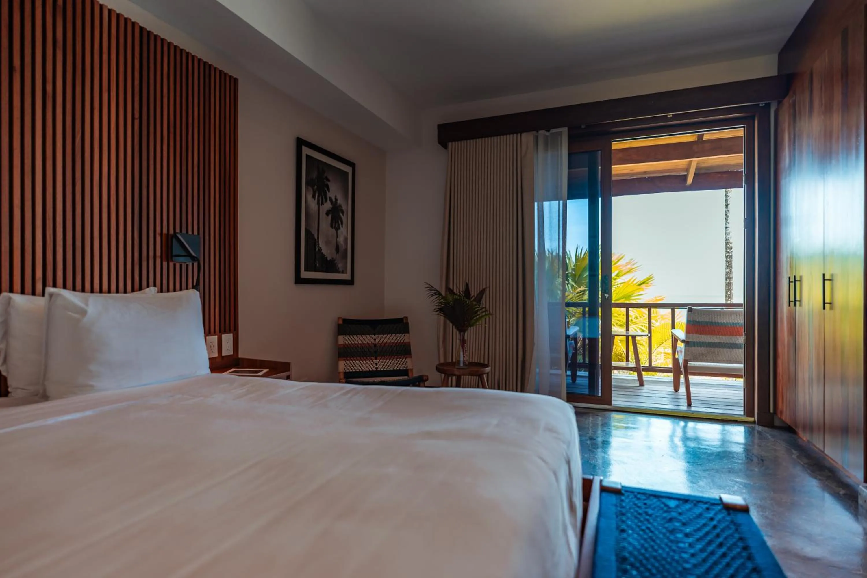 Sea view, Bed in La Coralina Island House