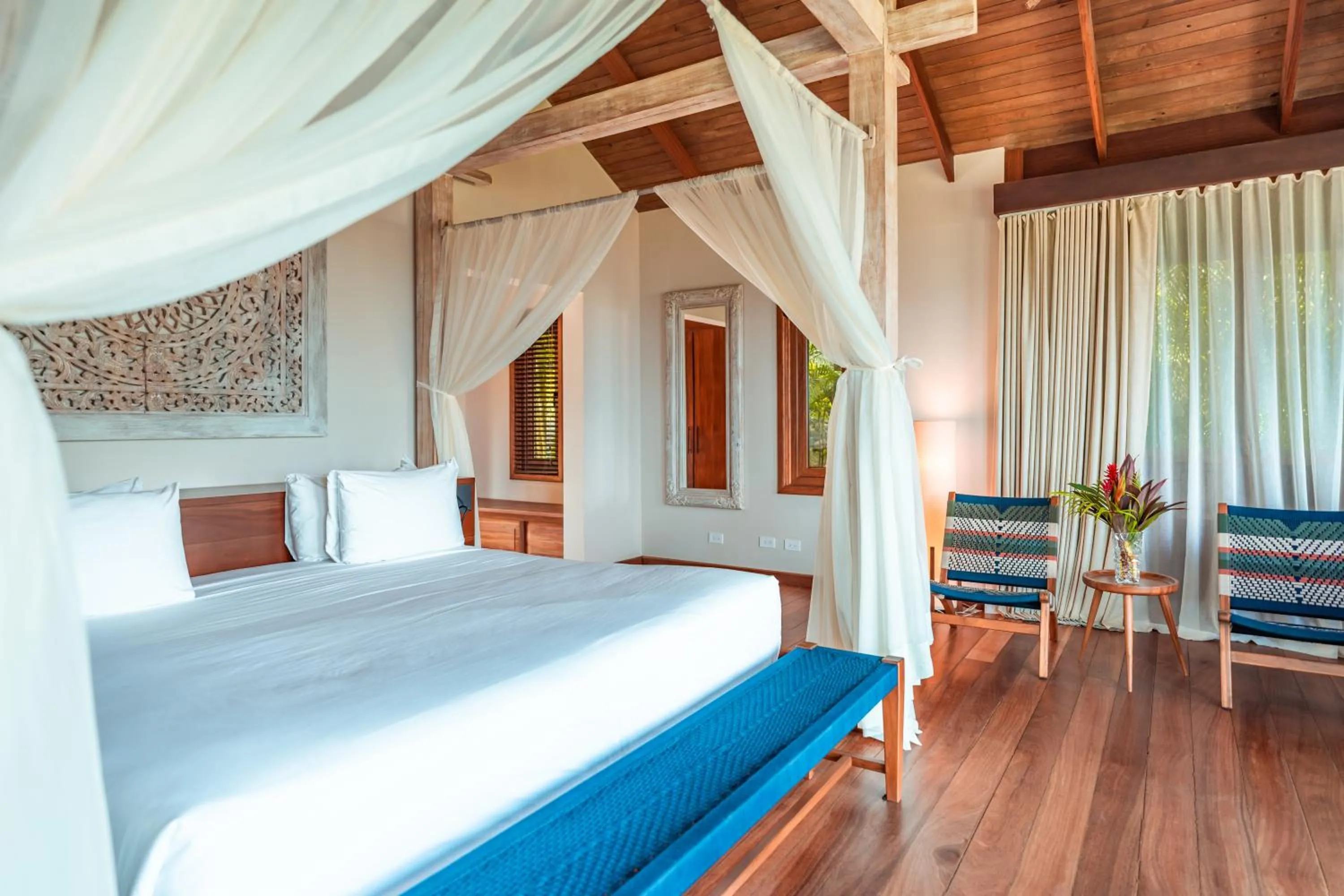 Bed in La Coralina Island House