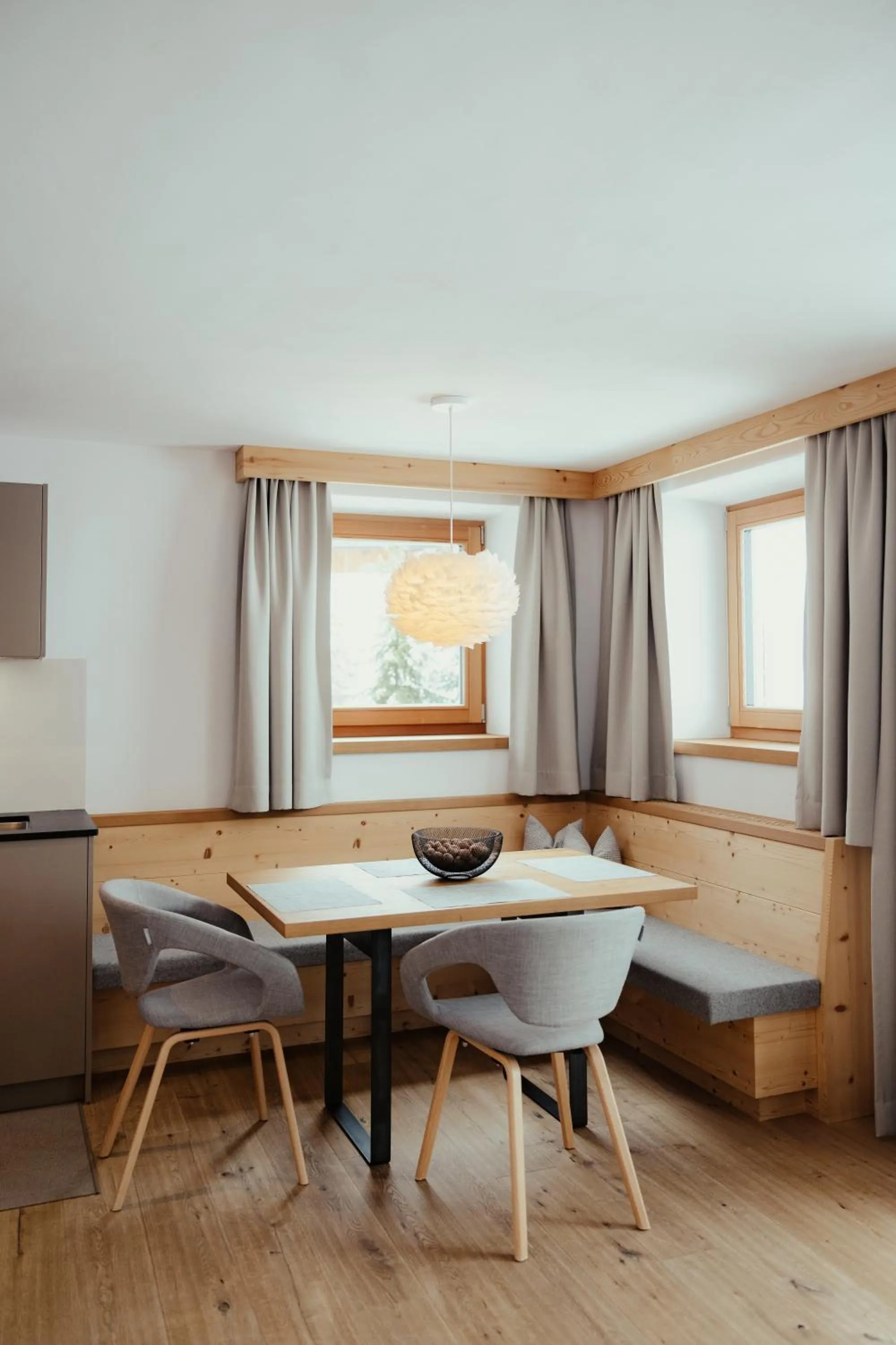 Kitchen or kitchenette in Villa Flora Mountain Lodges