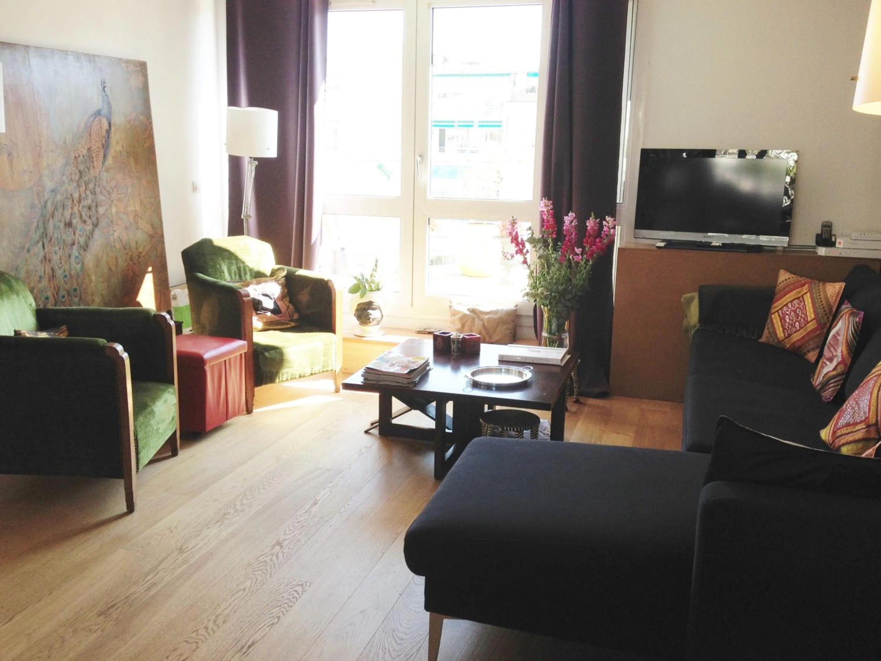 Living room in La Petite Maison