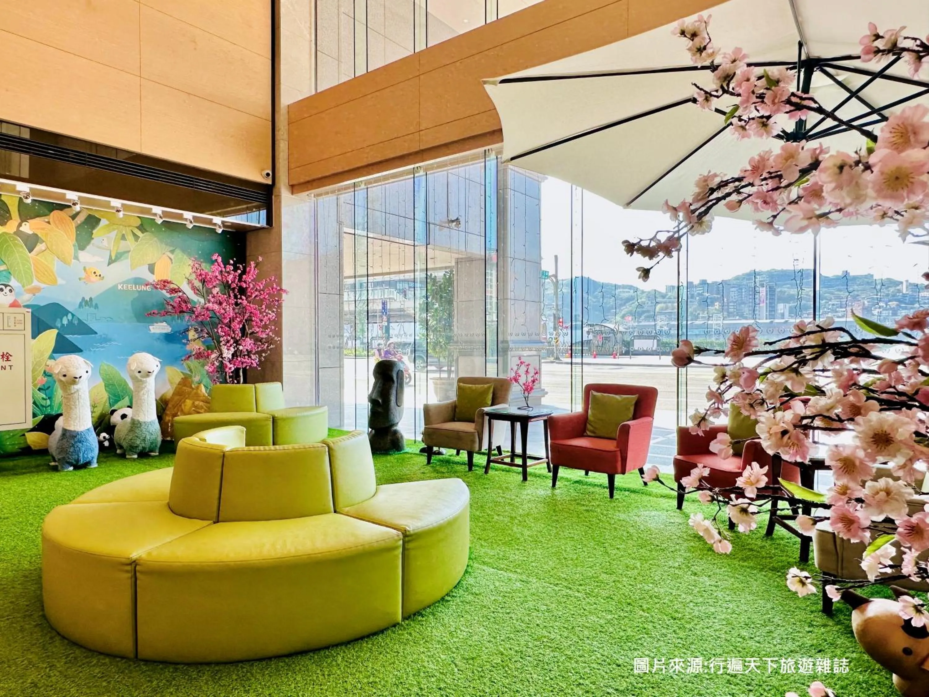 Seating area in Evergreen Laurel Hotel - Keelung