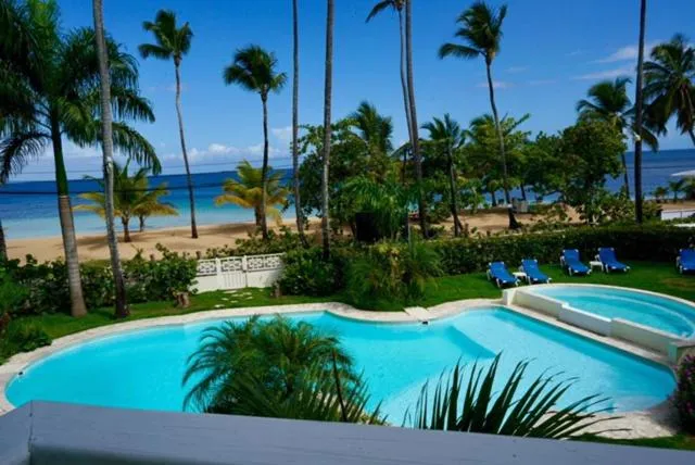 Pool view in Hotel Residence Marilar