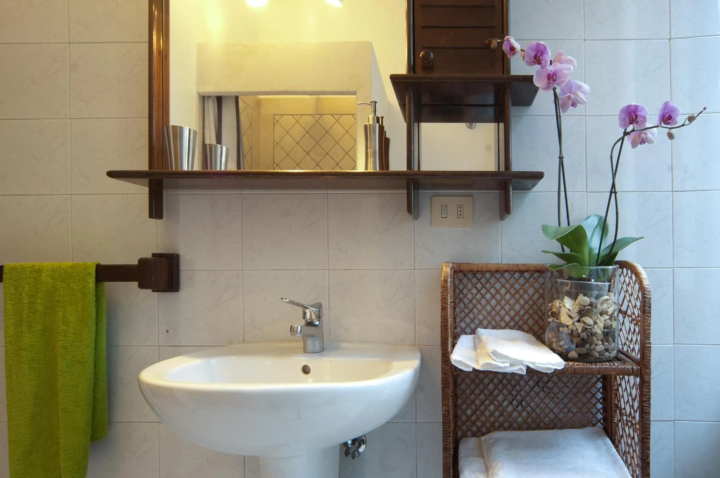 Bathroom in Light of Rome