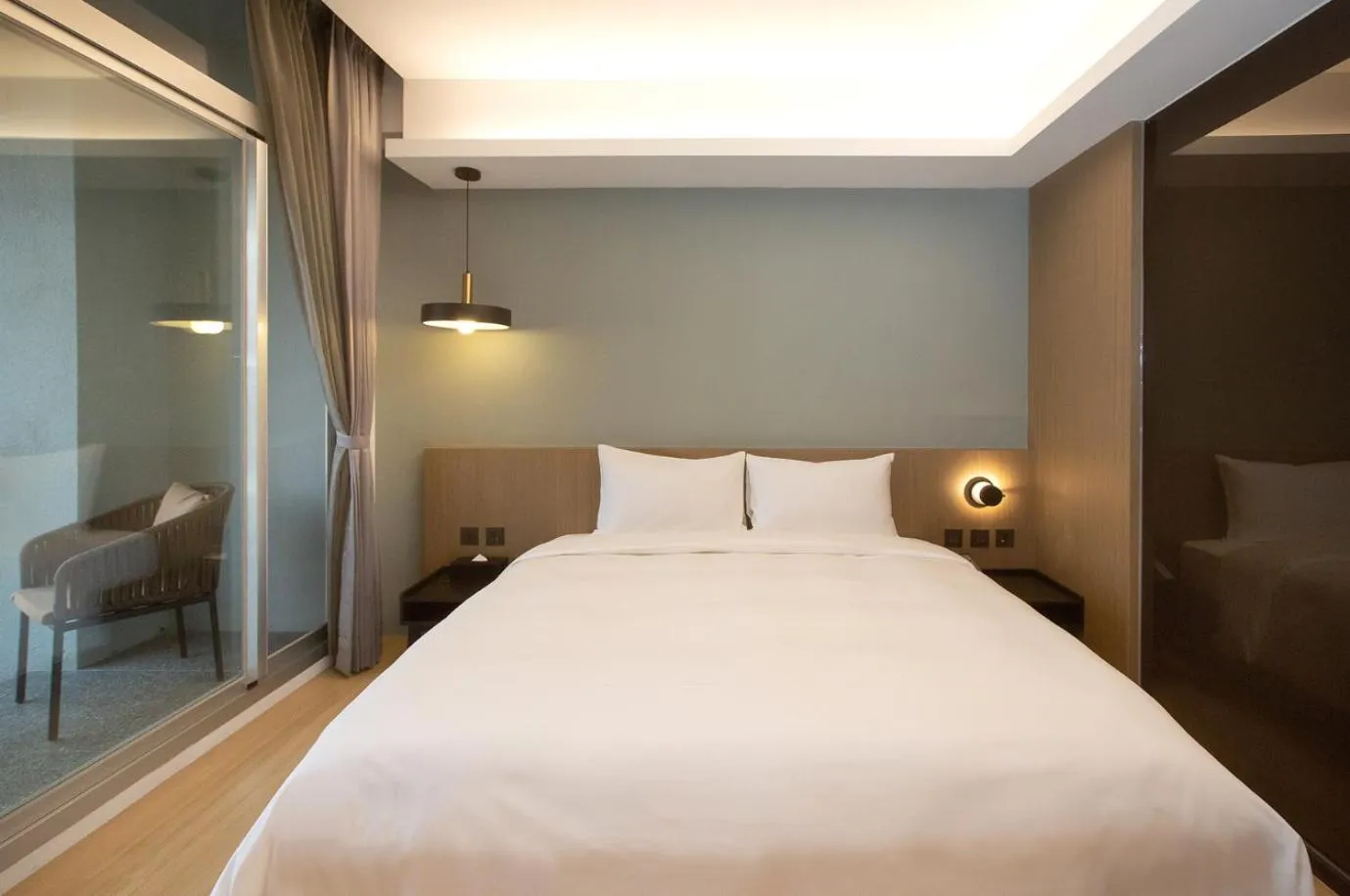 Bed in Hotelday Sun Moon Lake