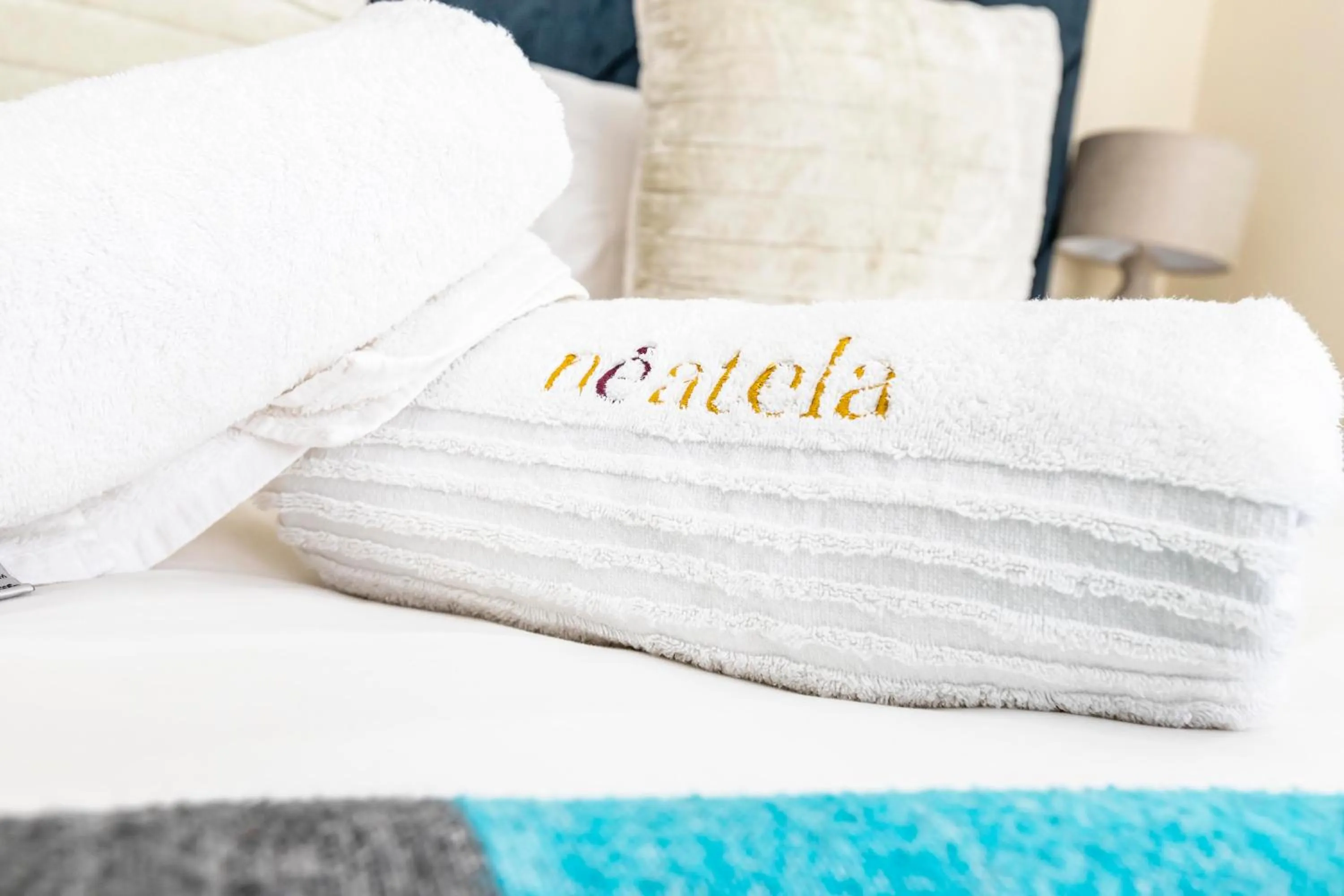 towels, Bed in Modern Executive Unit