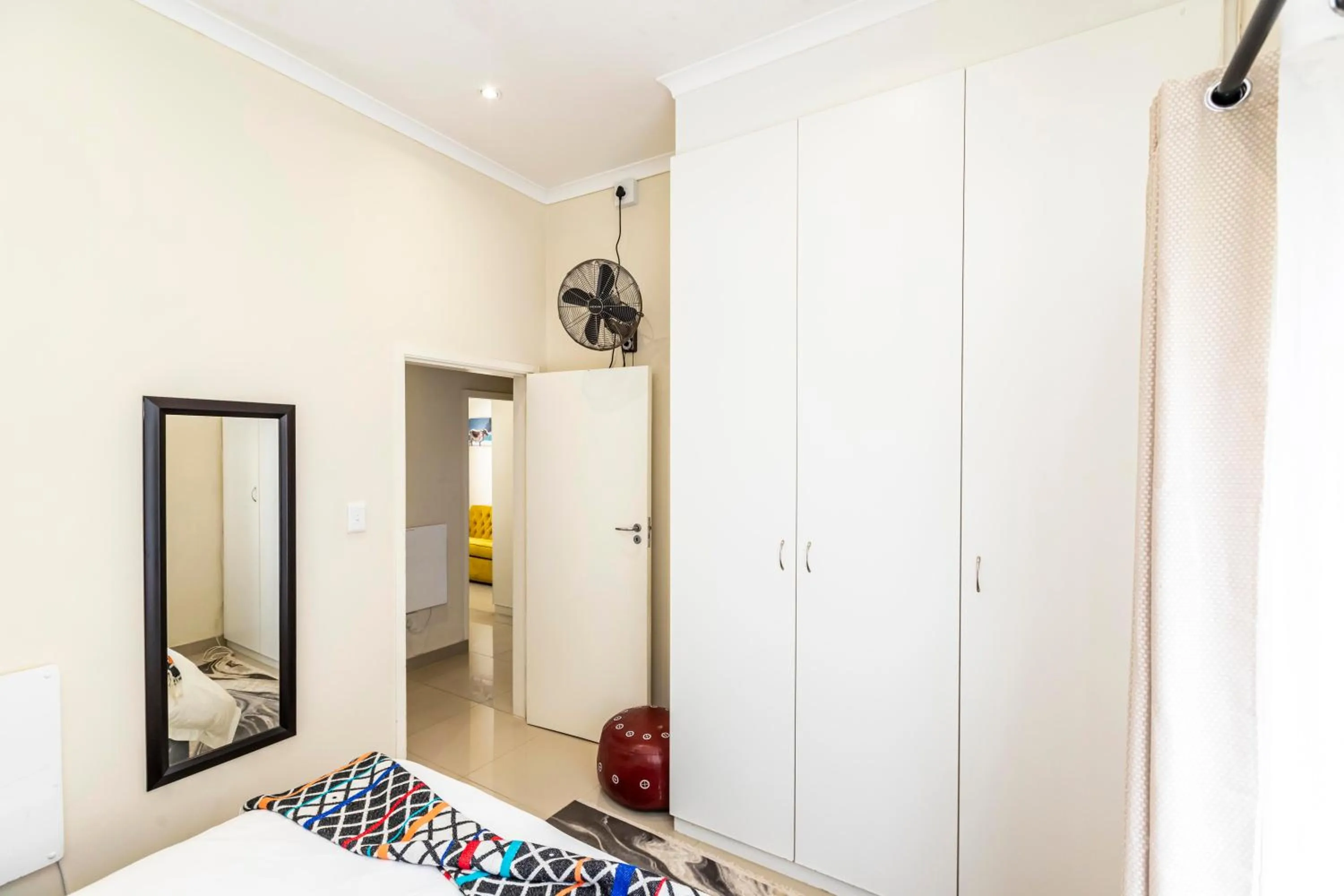 Bedroom, Bed in Modern Executive Unit