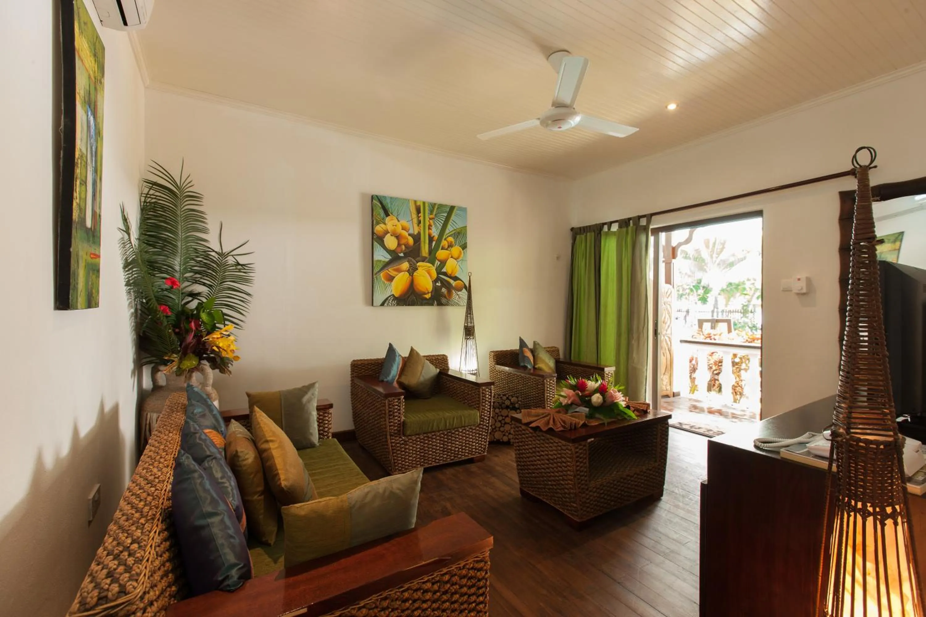 Seating area in Le Relax Beach Resort