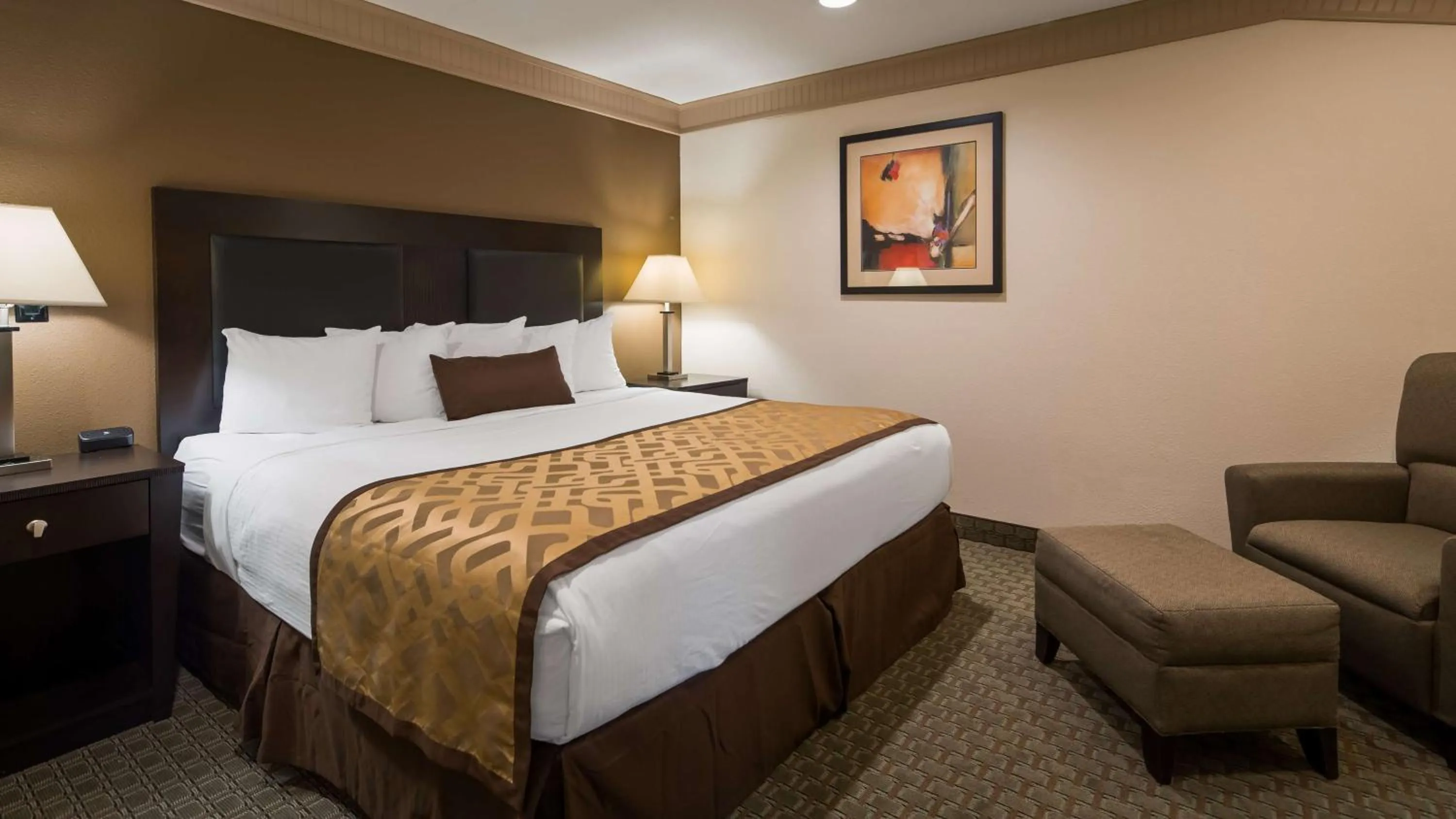 Photo of the whole room, Bed in Best Western Plus Concordville Hotel