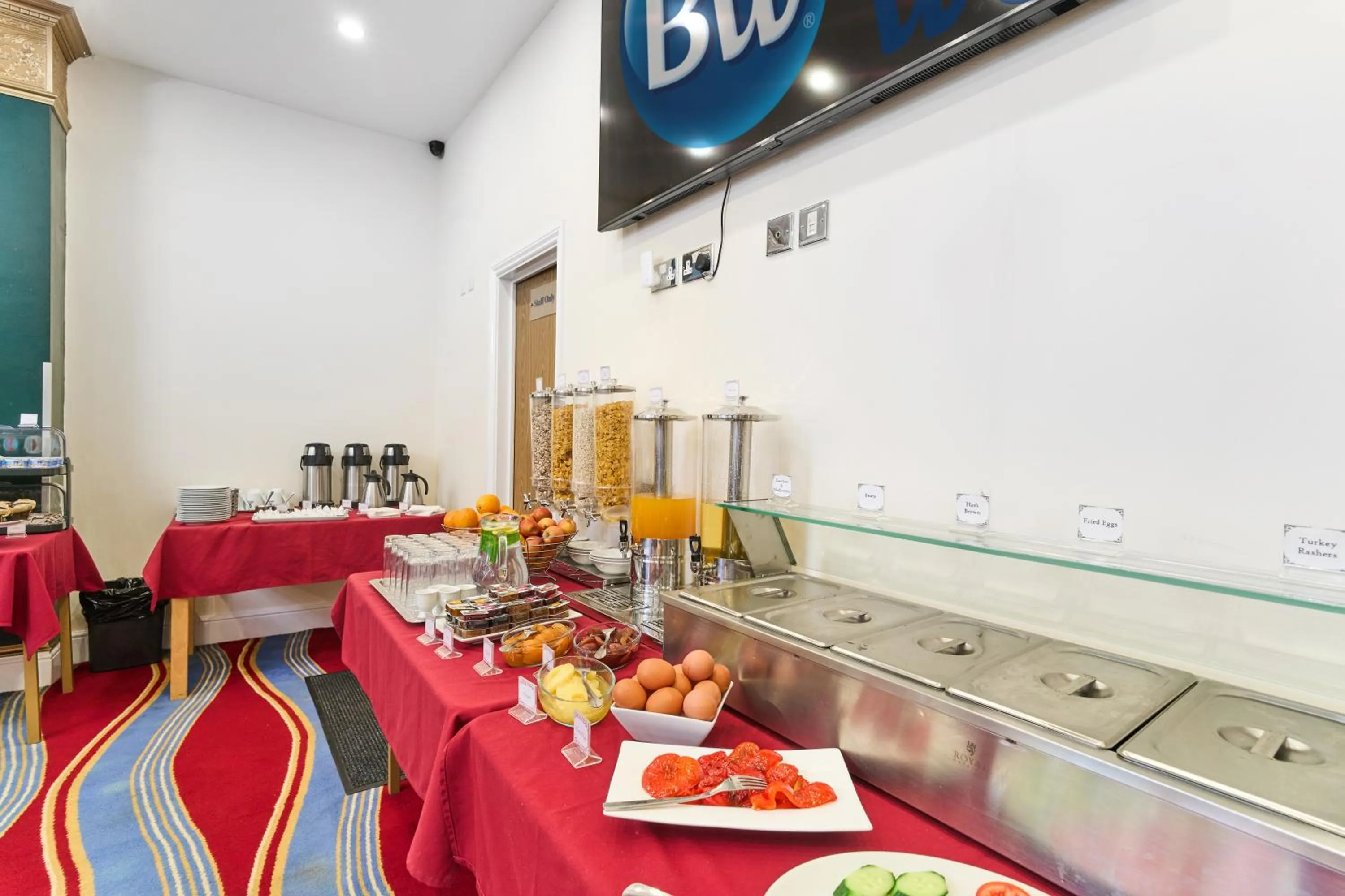 Buffet breakfast in Best Western Greater London